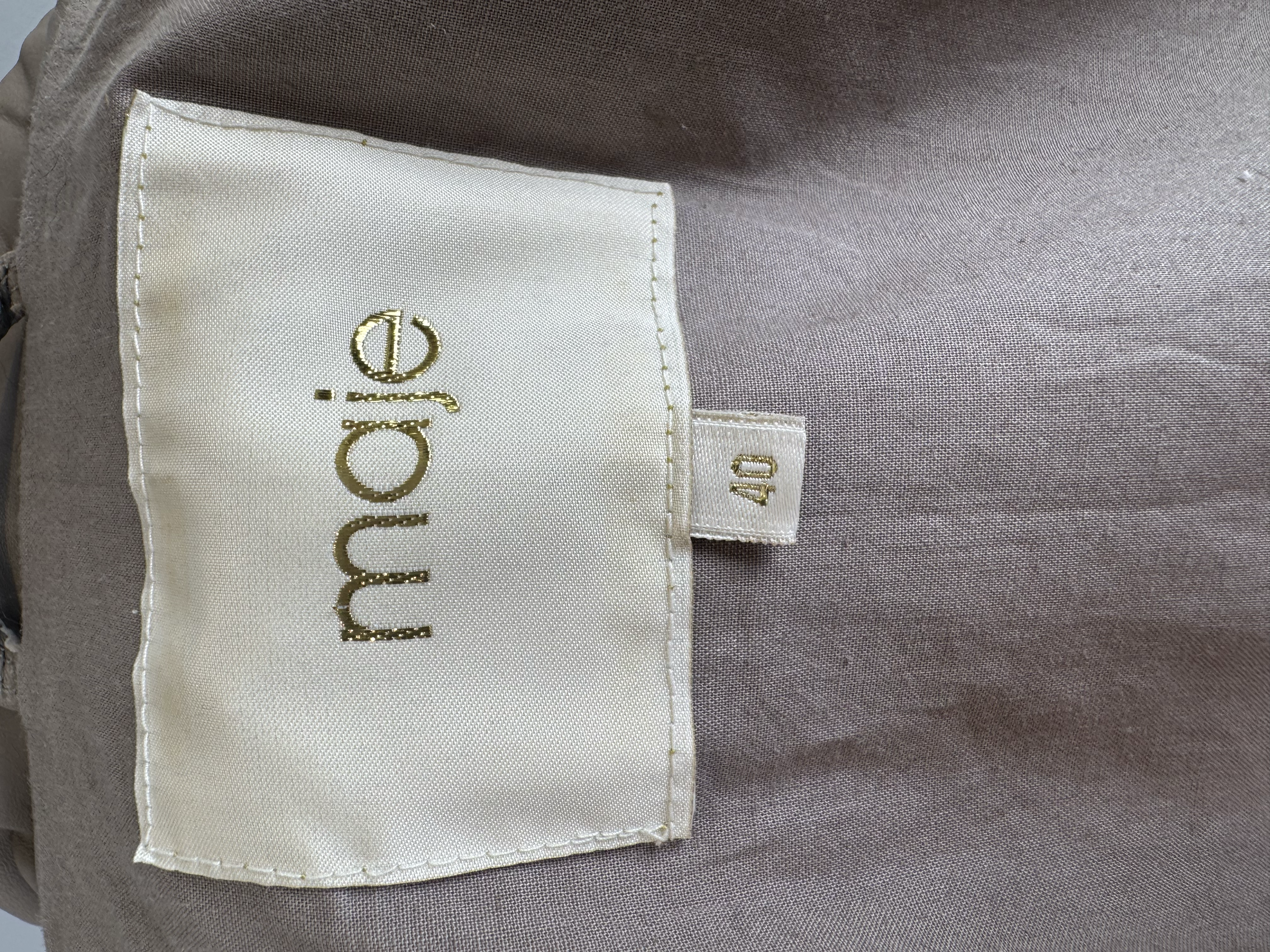 MAJE LAMBSKIN MINK JACKETT
