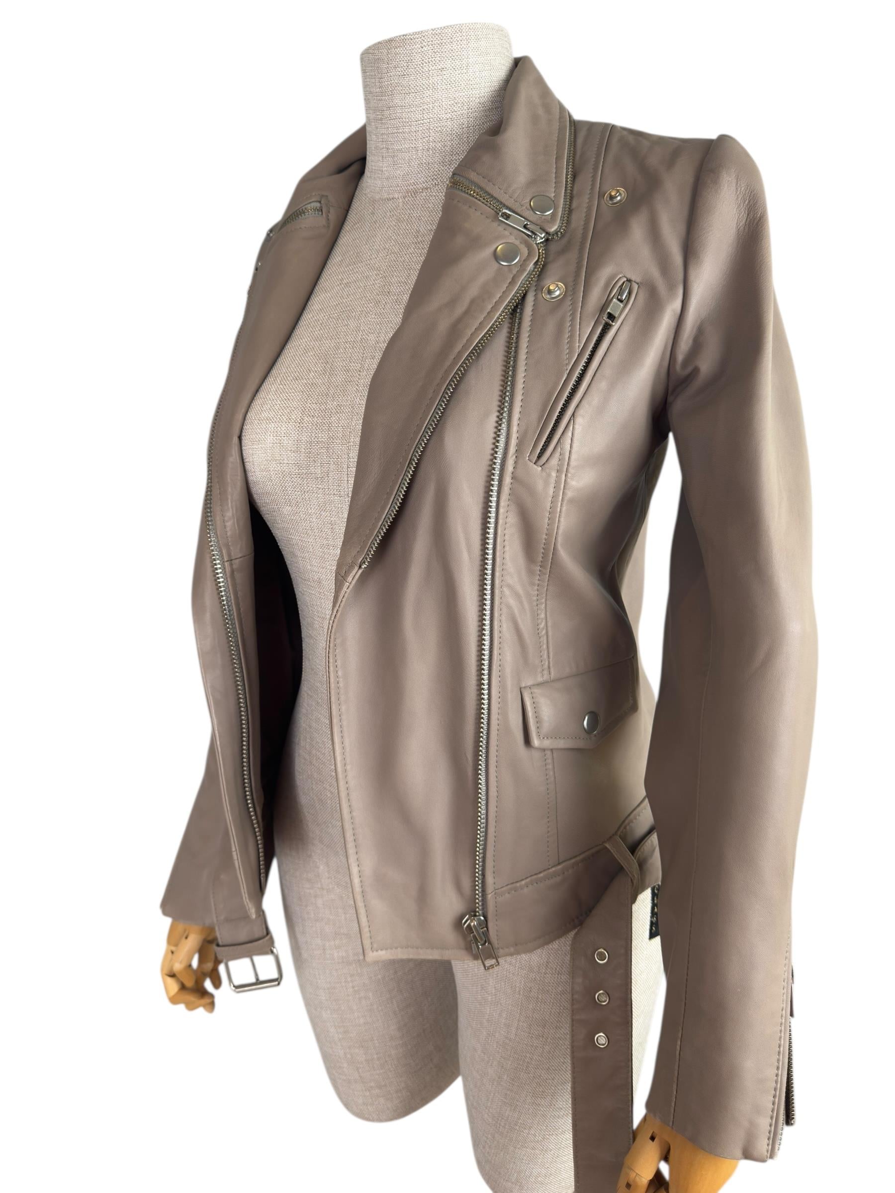 MAJE LAMBSKIN MINK JACKETT