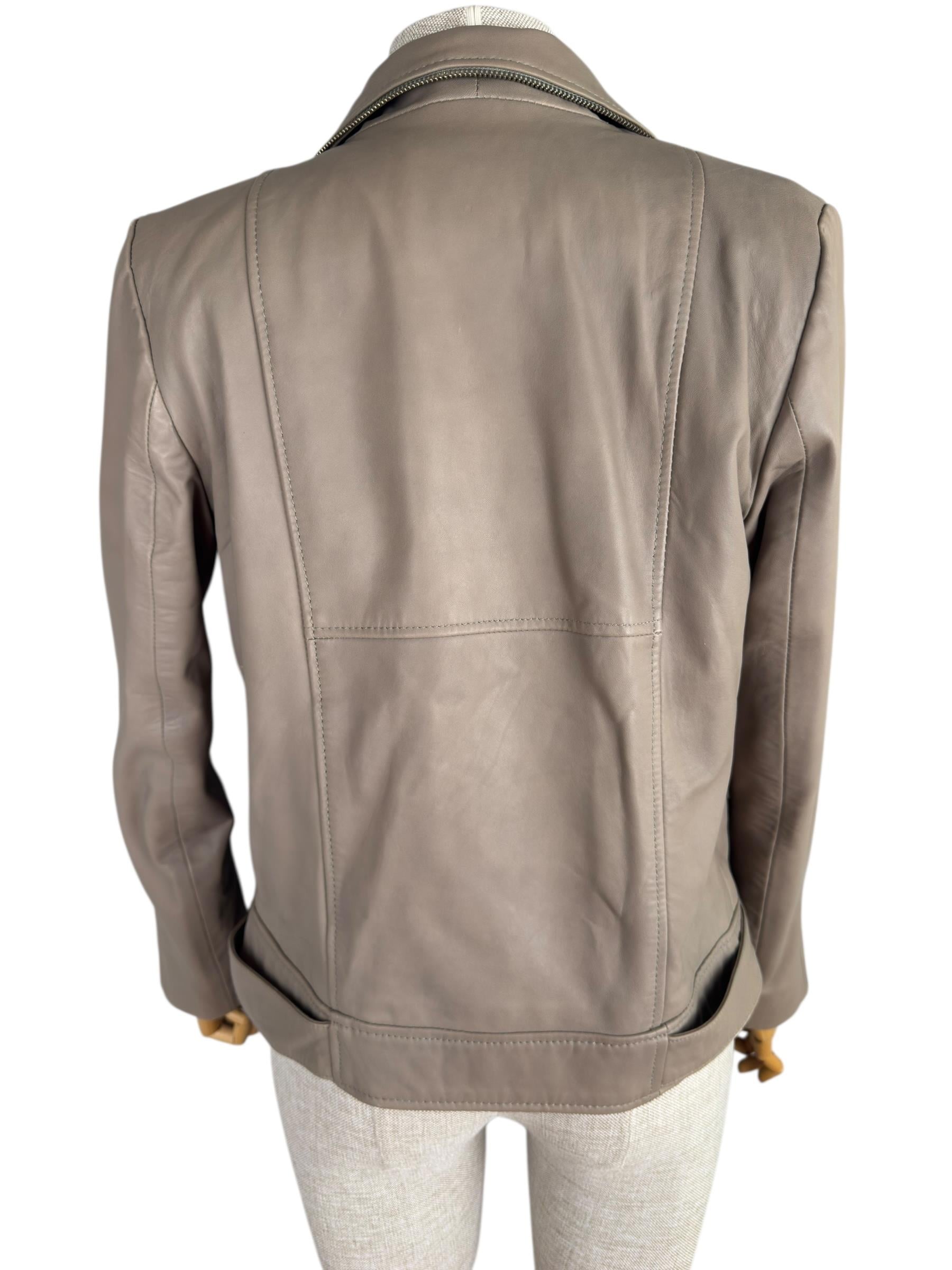 MAJE LAMBSKIN MINK JACKETT