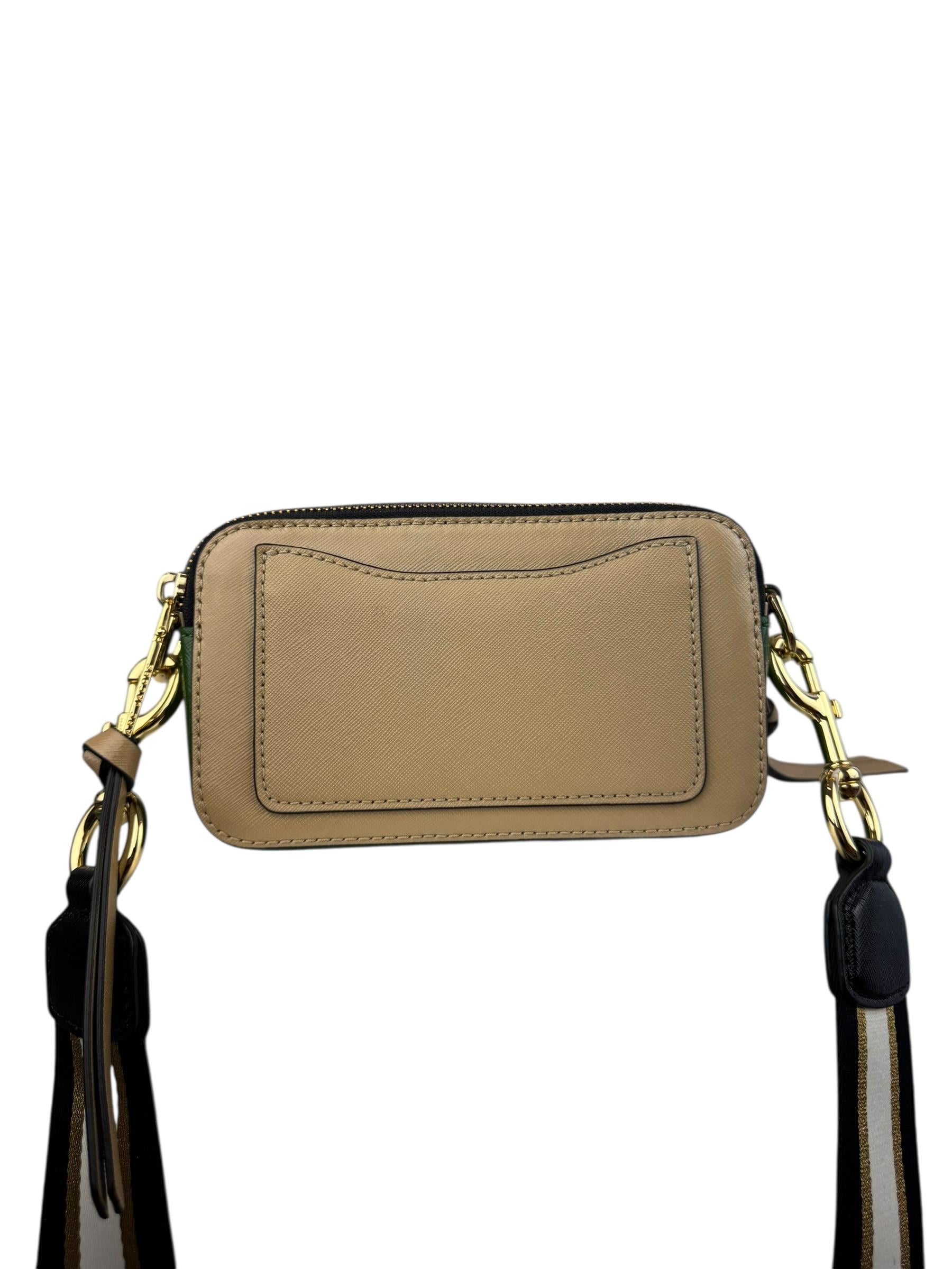 MARC JACOBS BEIGE SNEAPSHOT BAG