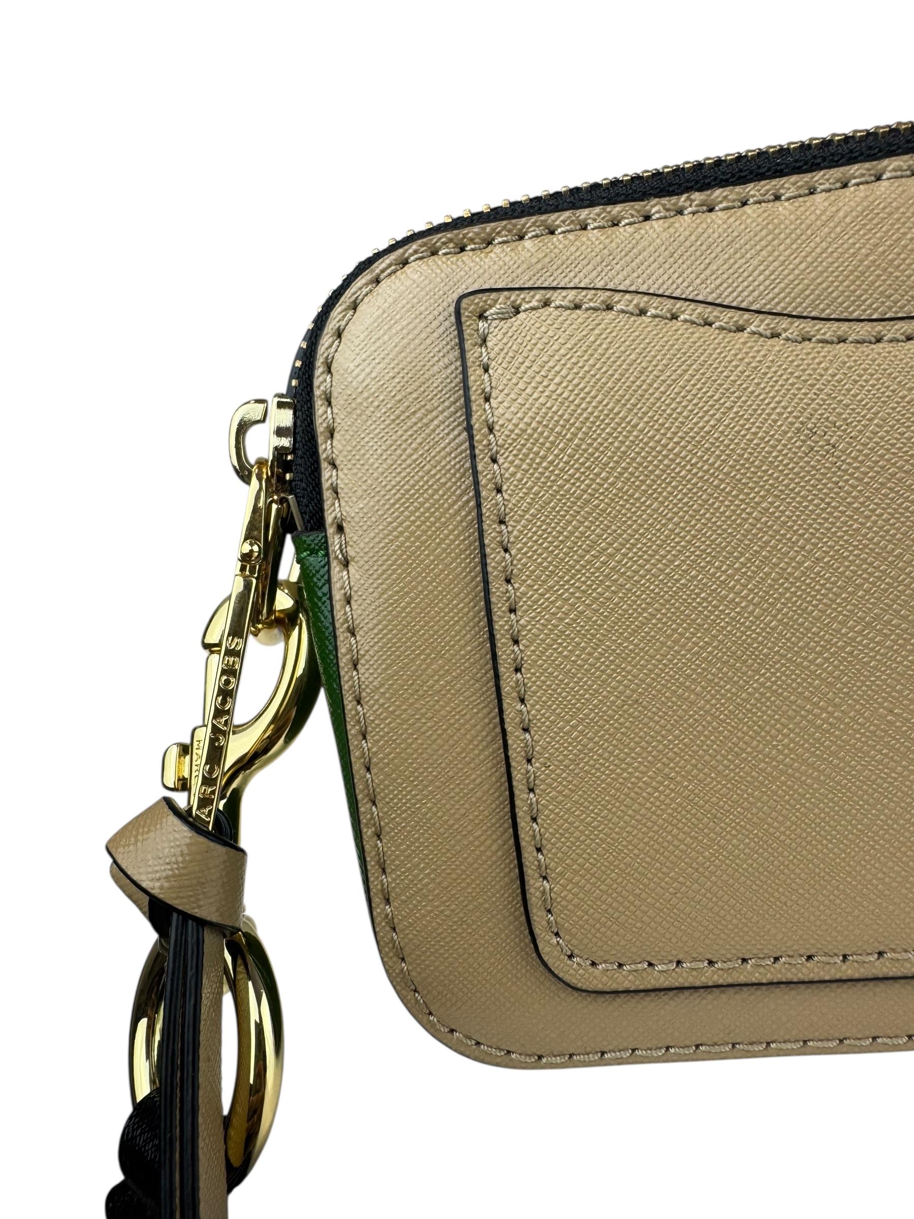 MARC JACOBS BEIGE SNEAPSHOT BAG