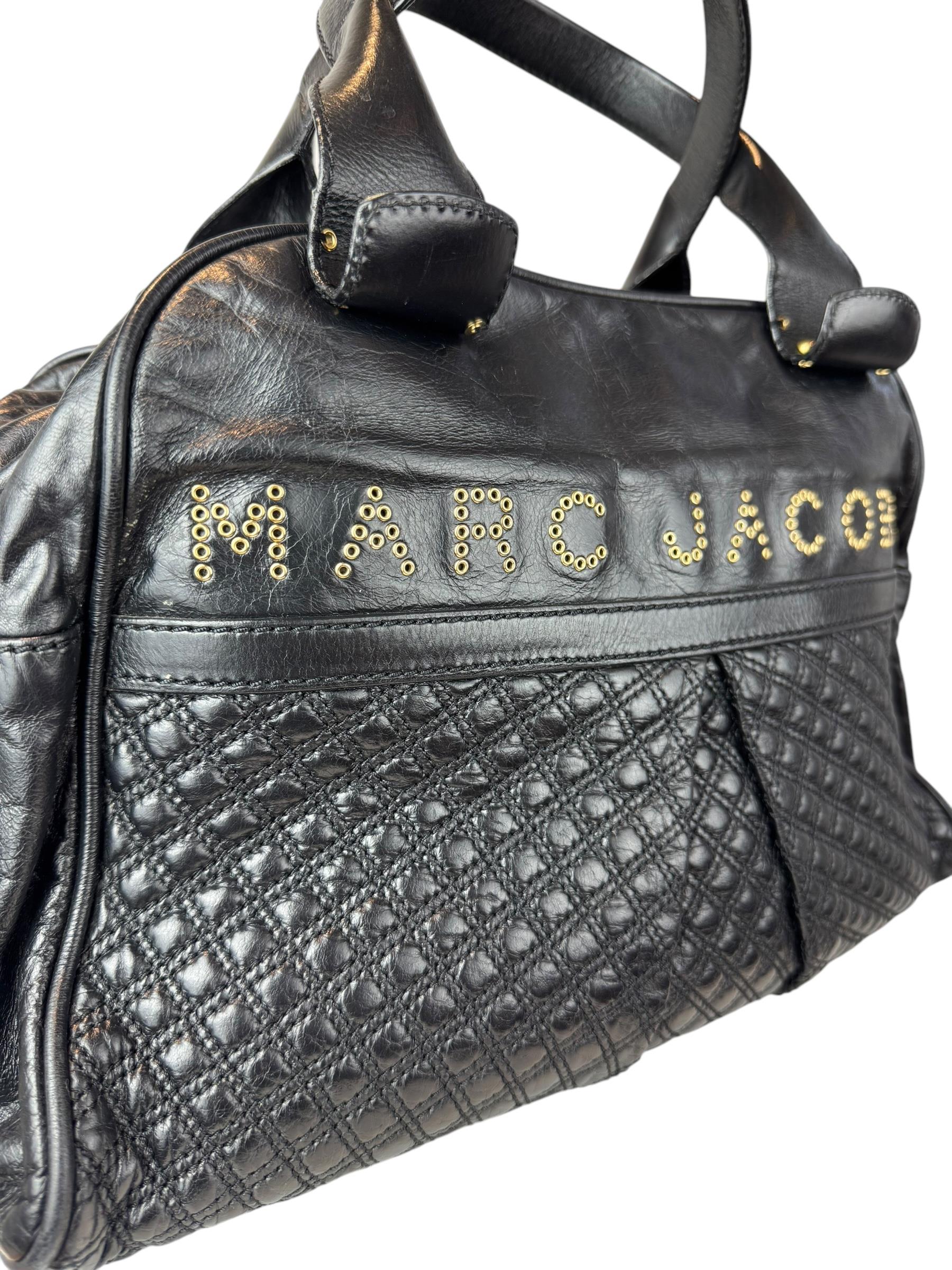 MARC JACOBS BLACK TOTE BAG