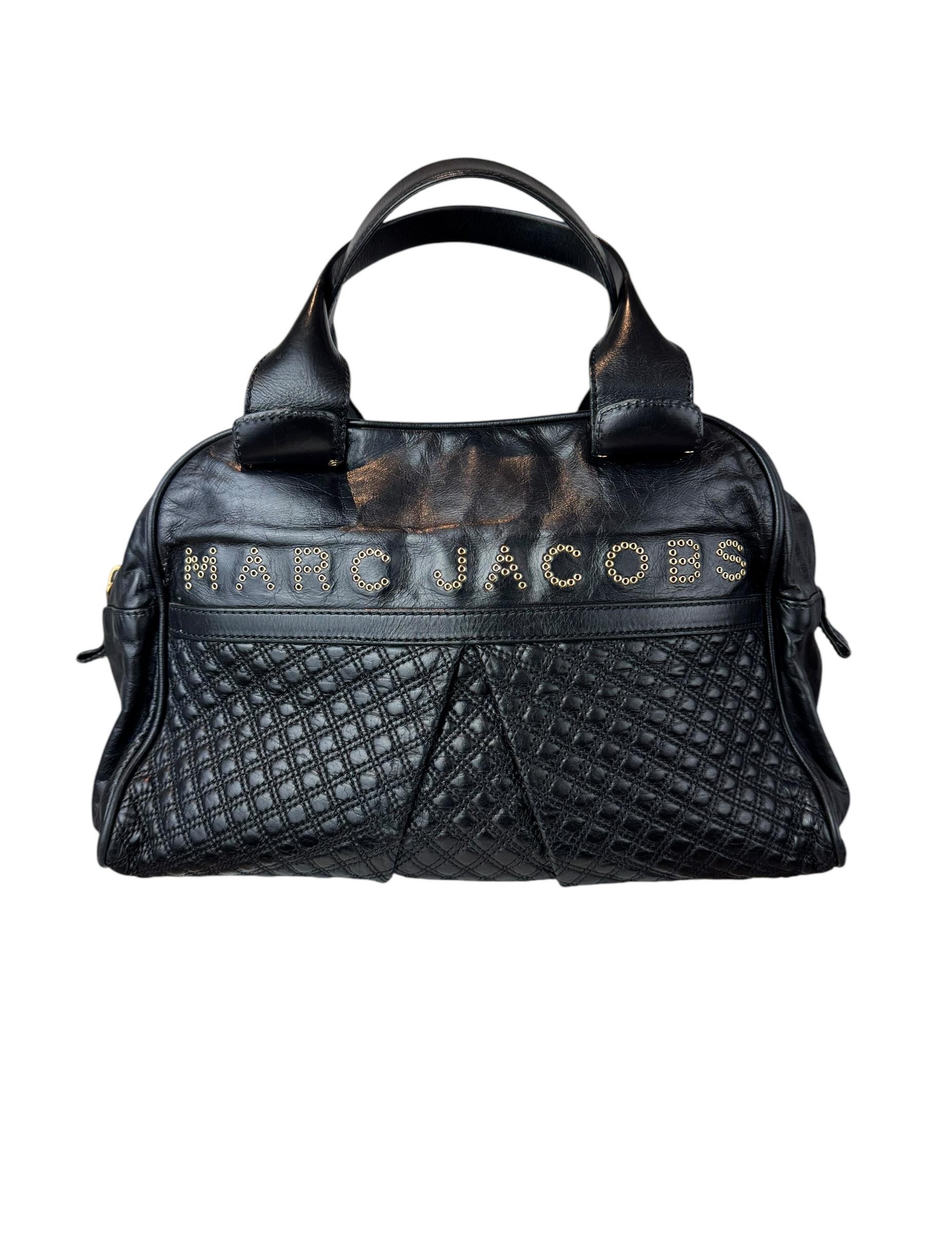 MARC JACOBS BLACK TOTE BAG