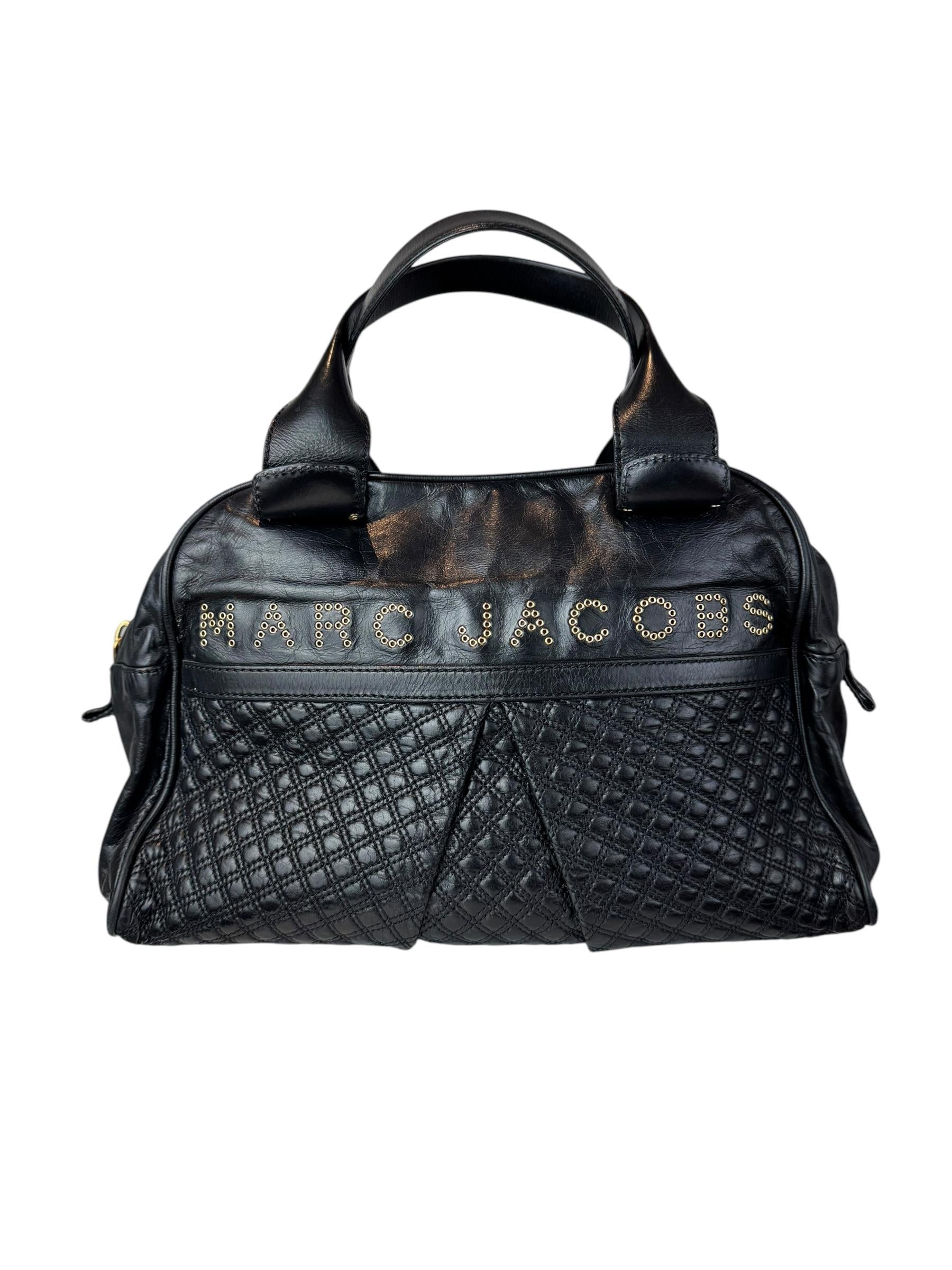 MARC JACOBS BLACK TOTE BAG