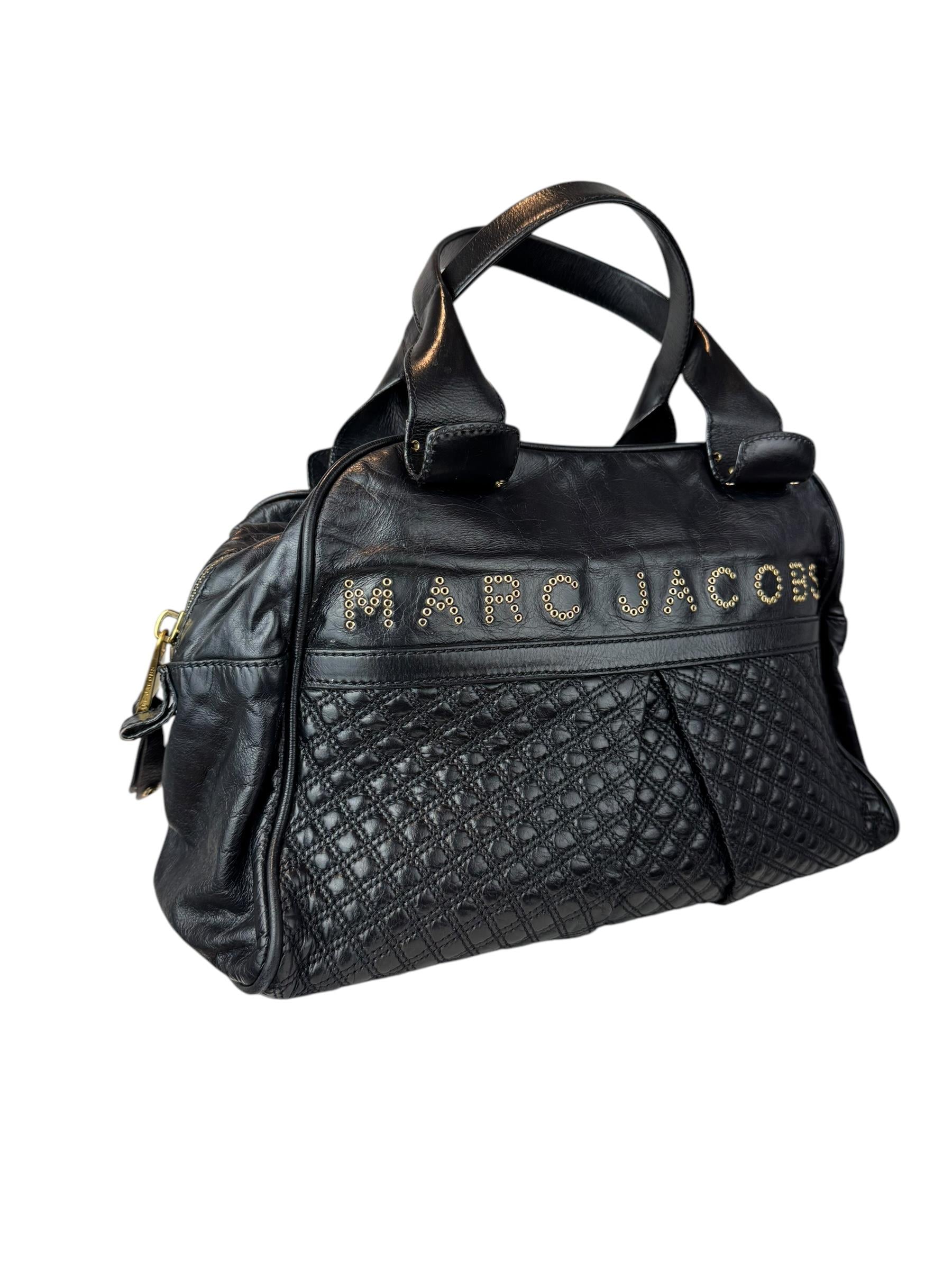 MARC JACOBS BLACK TOTE BAG