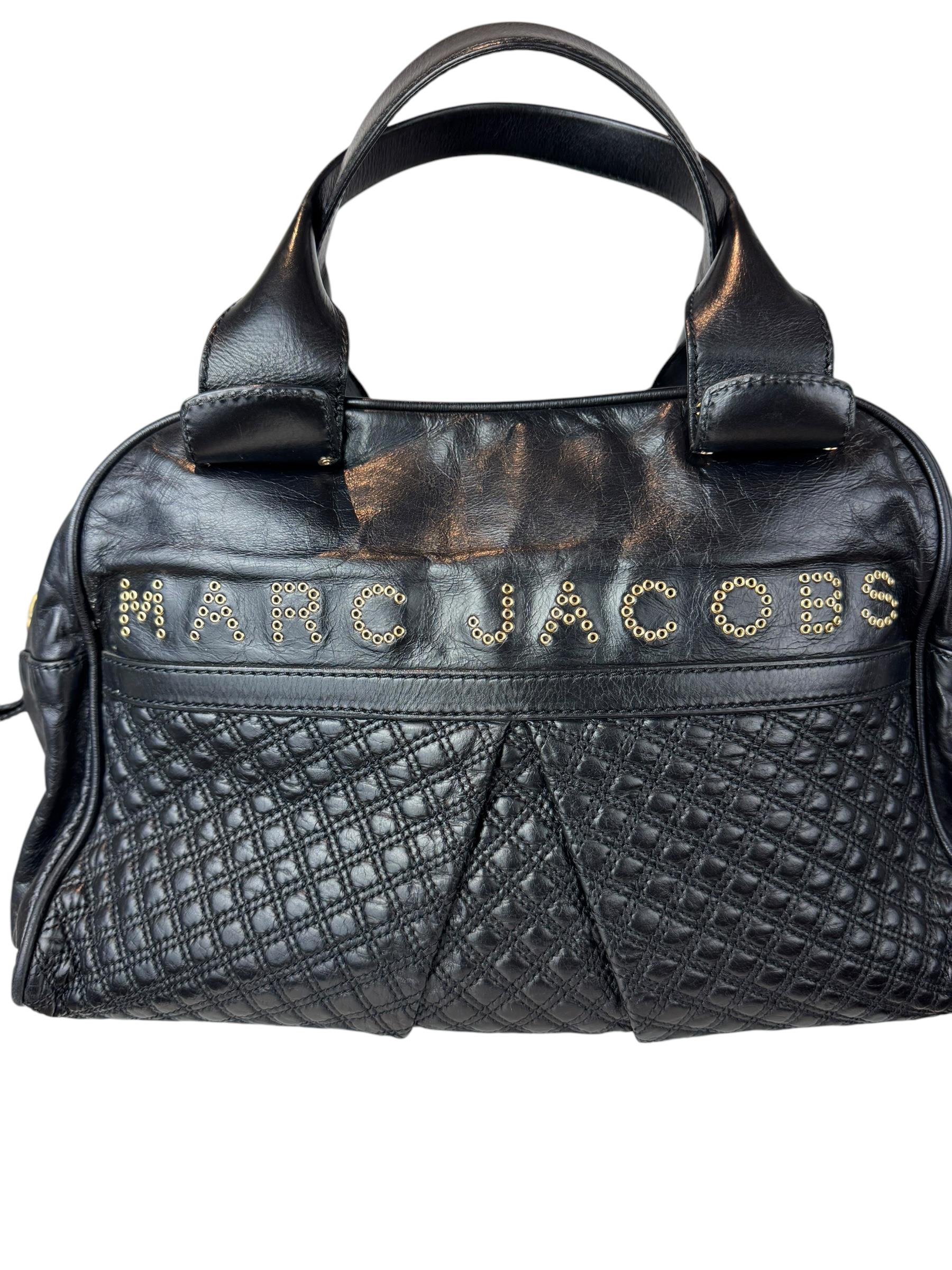 MARC JACOBS BLACK TOTE BAG
