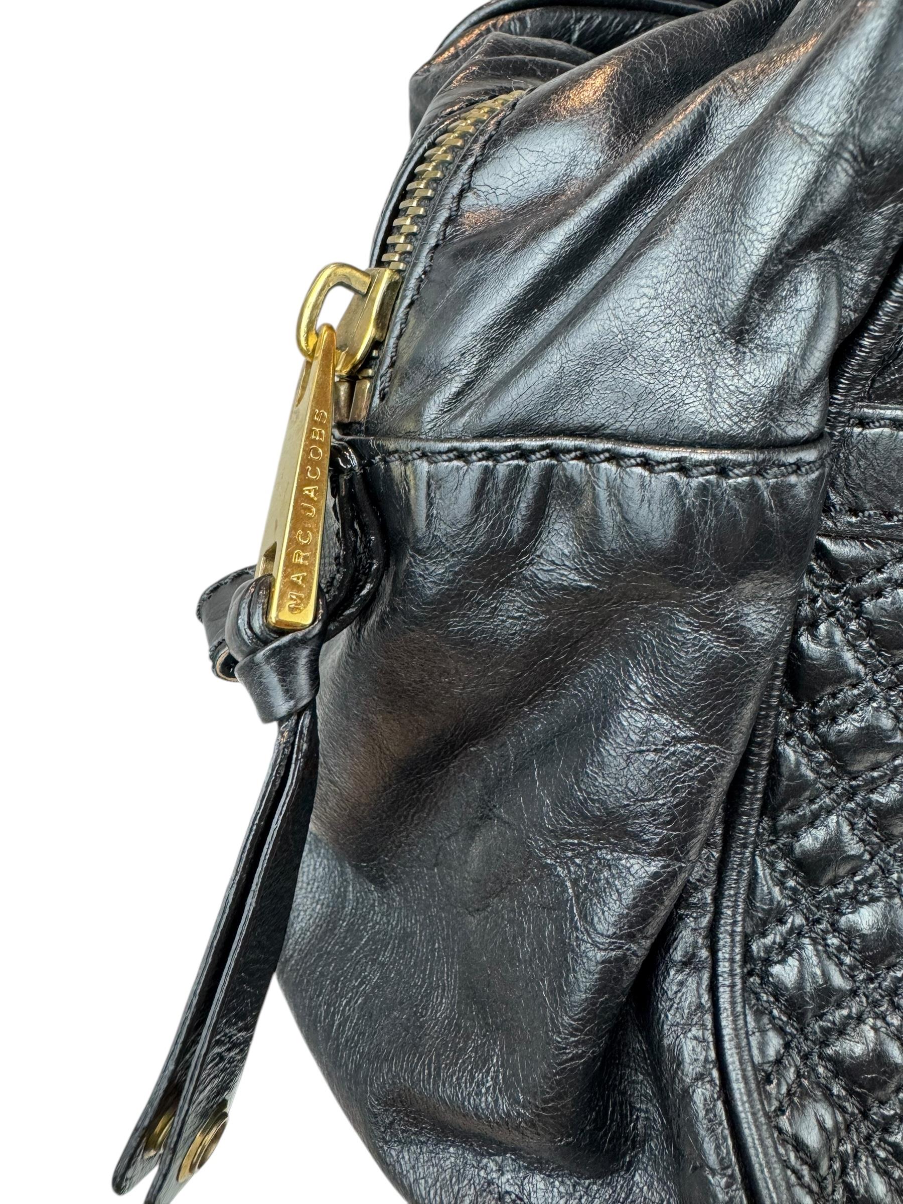 MARC JACOBS BLACK TOTE BAG