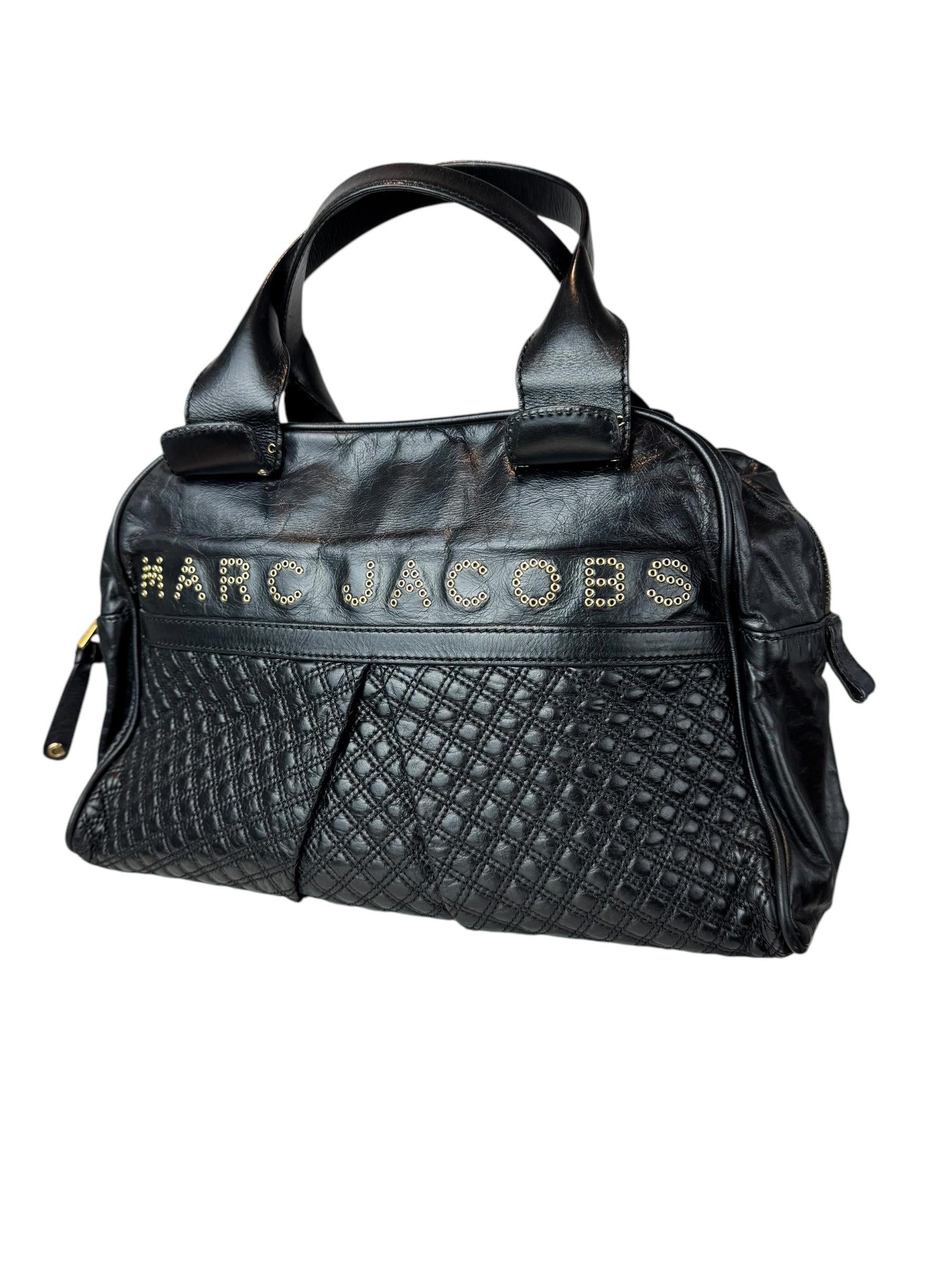MARC JACOBS BLACK TOTE BAG