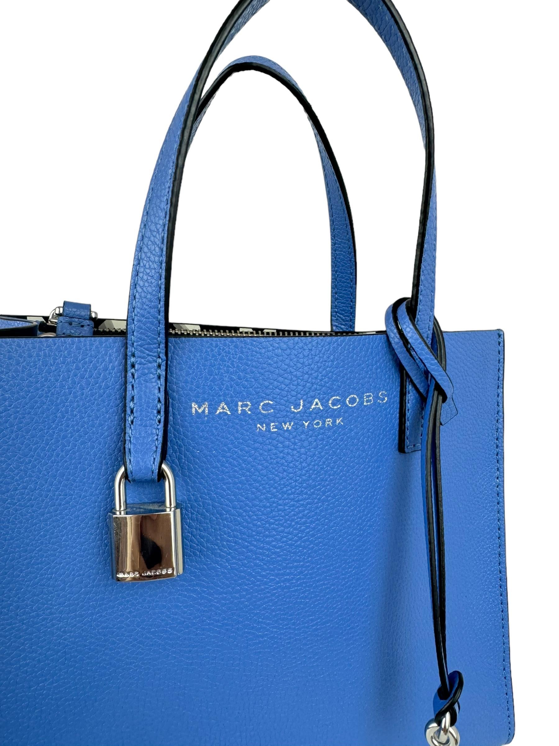 MARC JACOBS MINI GRIND COATED LEATHER BAG