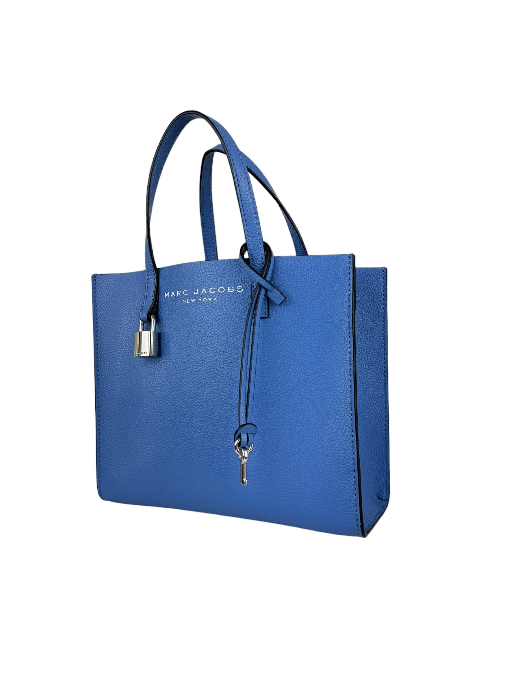 MARC JACOBS MINI GRIND COATED LEATHER BAG