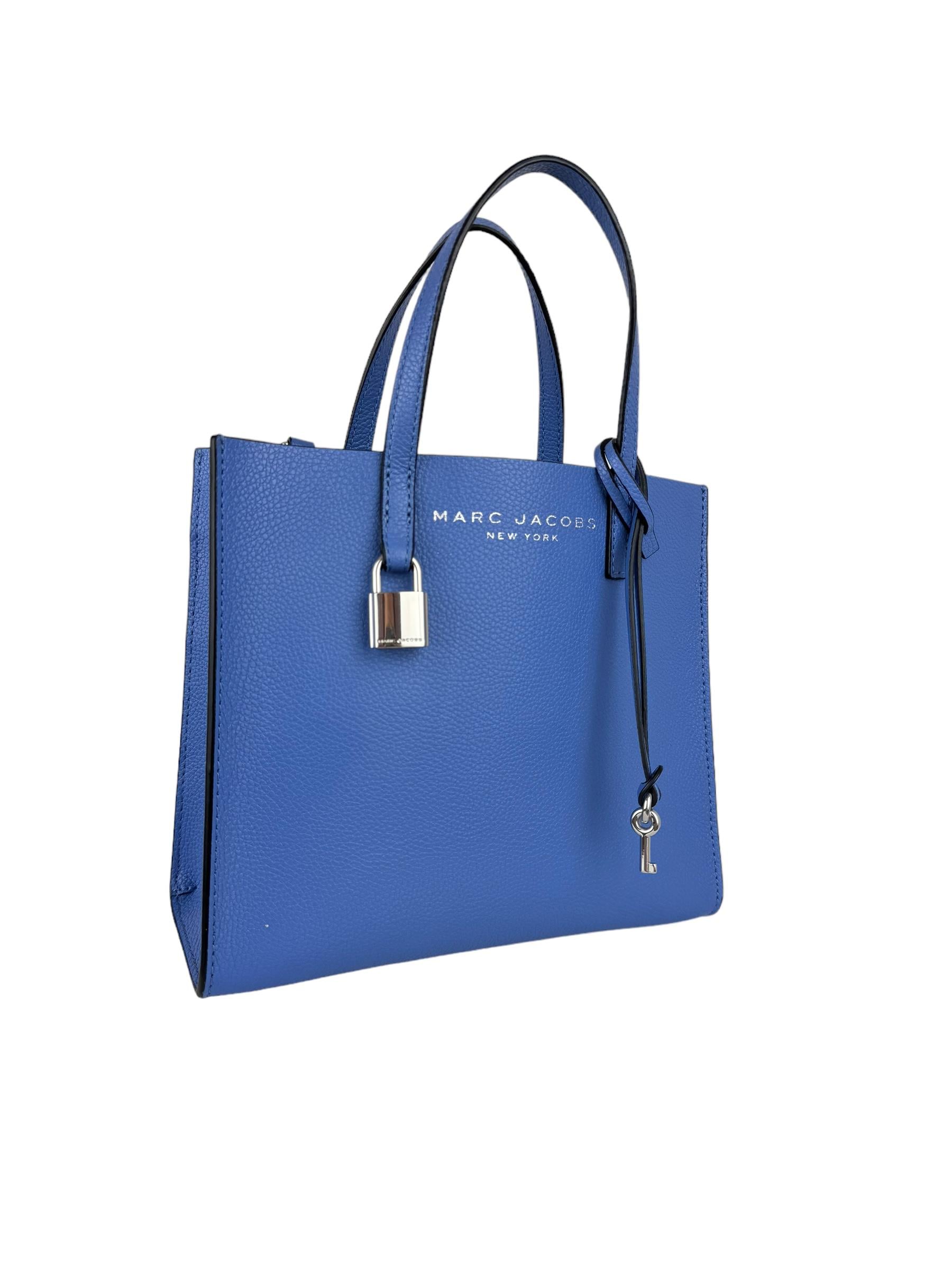 MARC JACOBS MINI GRIND COATED LEATHER BAG