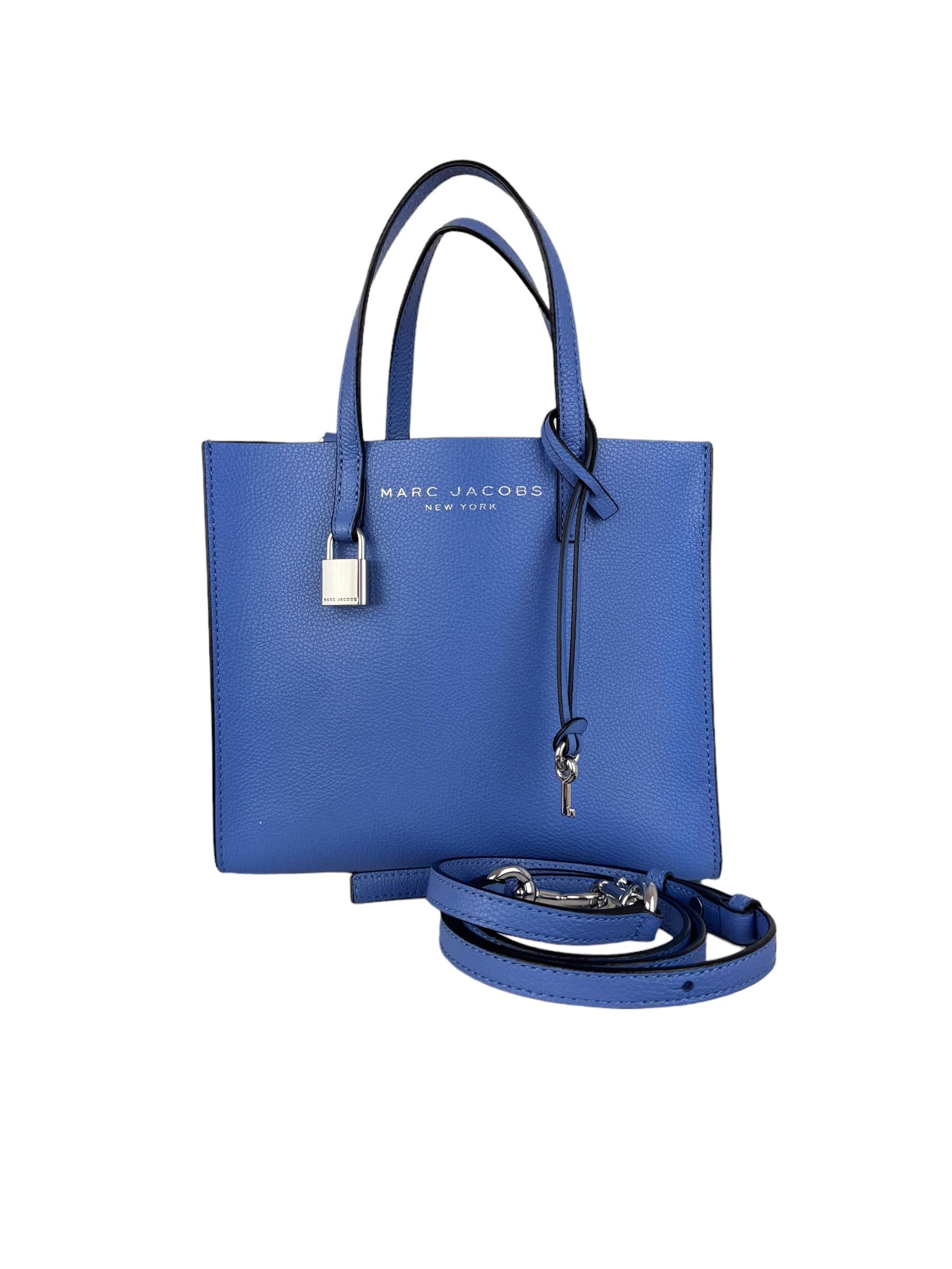 MARC JACOBS MINI GRIND COATED LEATHER BAG