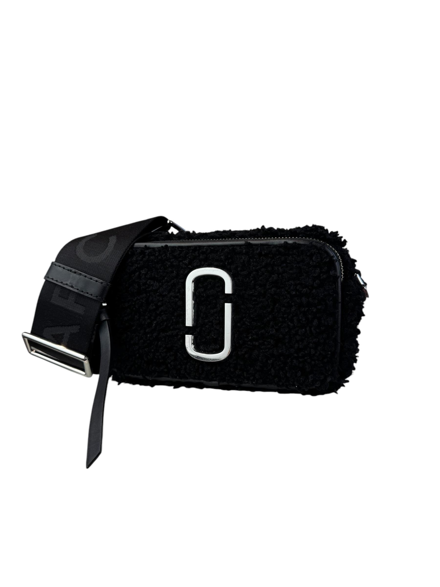 MARC JACOBS SHEARLING SNAPSHOT BAG