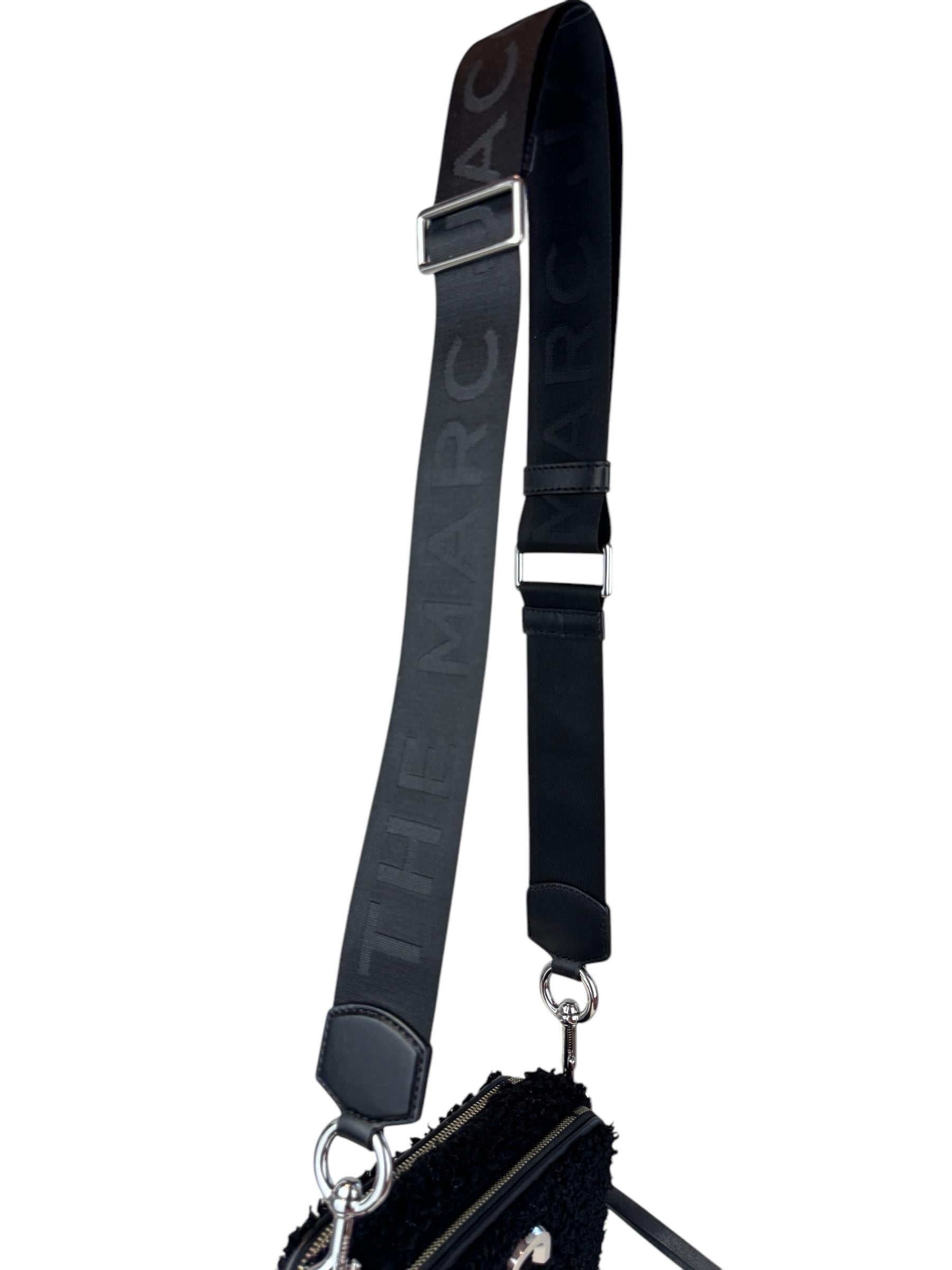 MARC JACOBS SHEARLING SNAPSHOT BAG