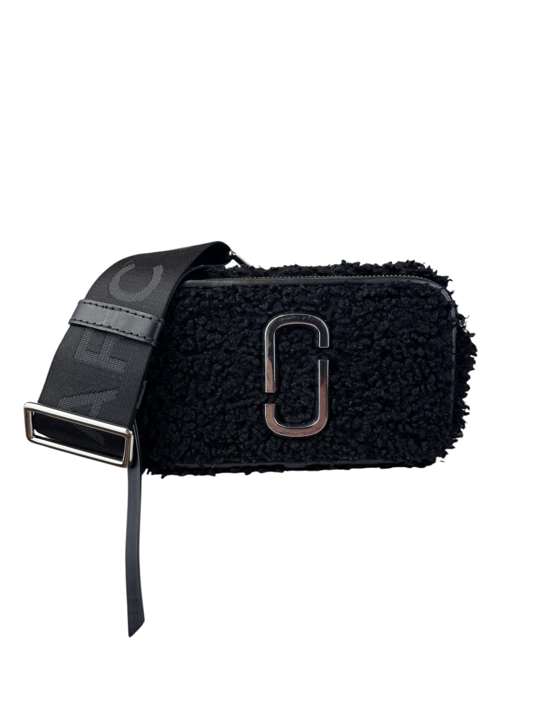 MARC JACOBS SHEARLING SNAPSHOT BAG