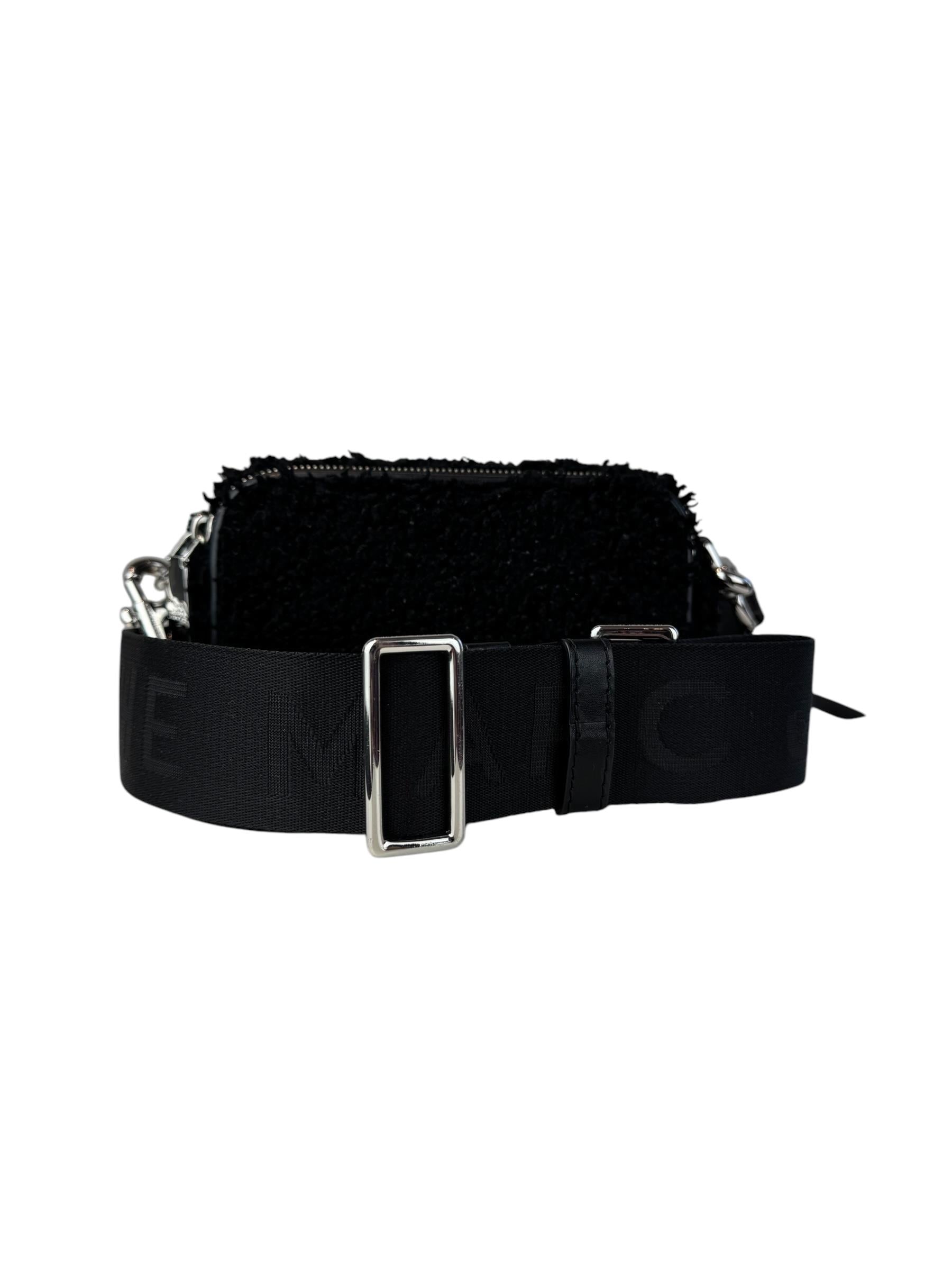 MARC JACOBS SHEARLING SNAPSHOT BAG