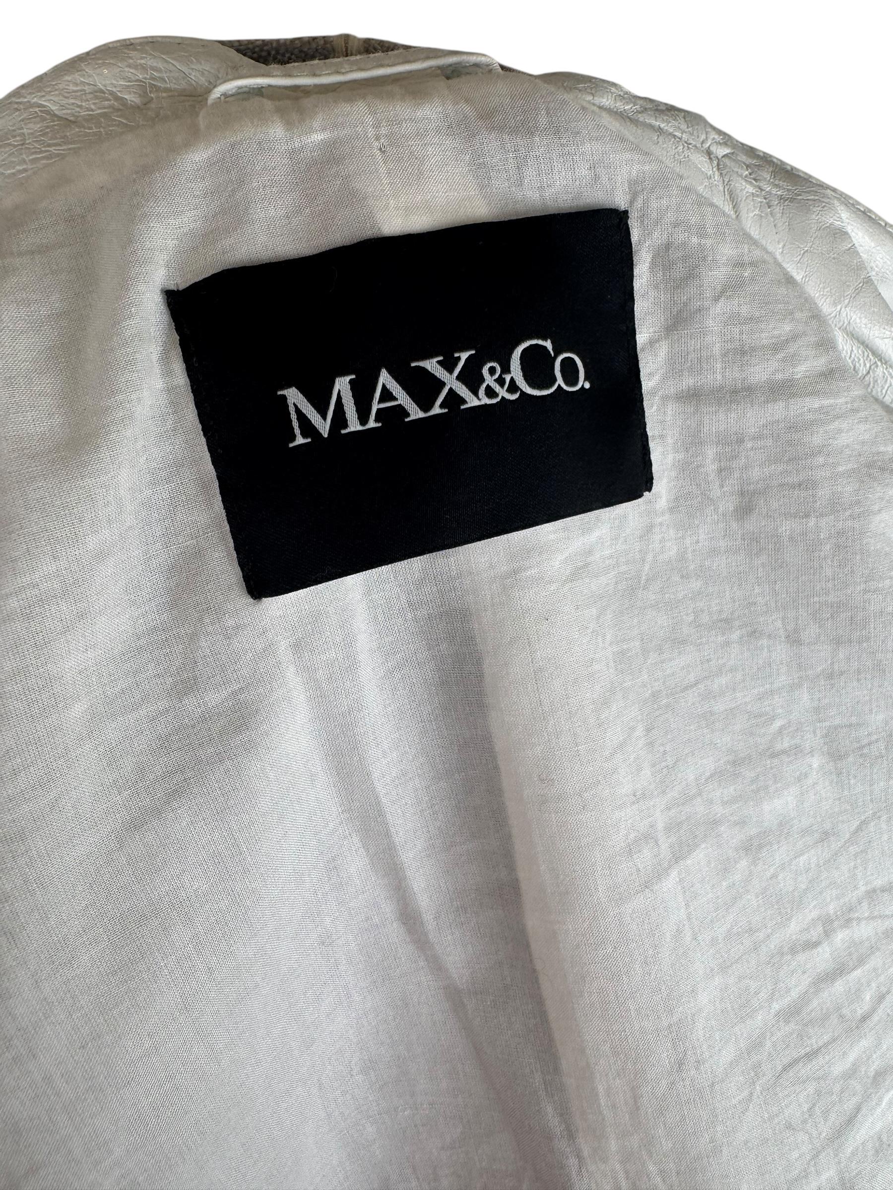 MAX CO BOVINE LEATHER JACKET