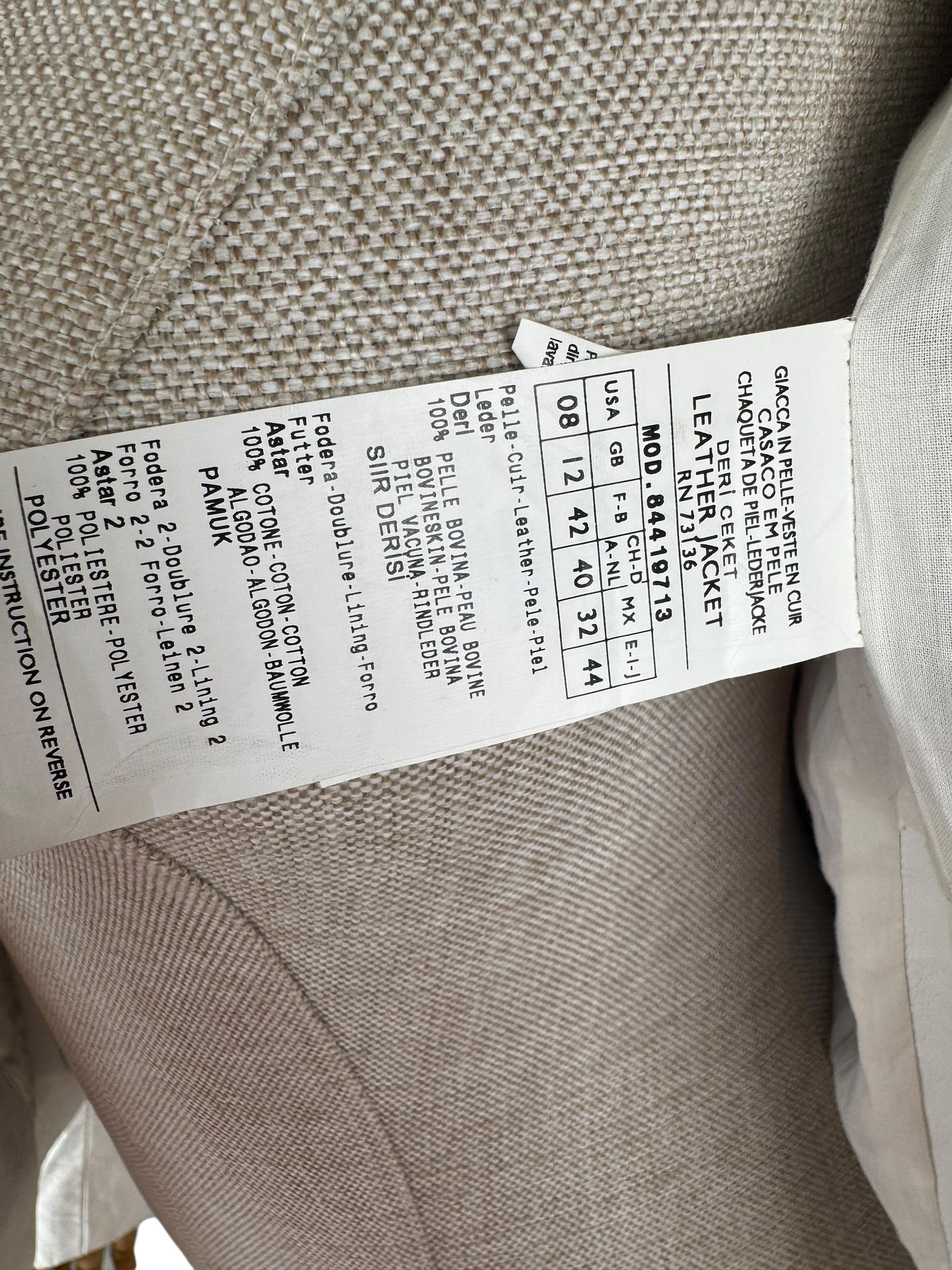 MAX CO BOVINE LEATHER JACKET