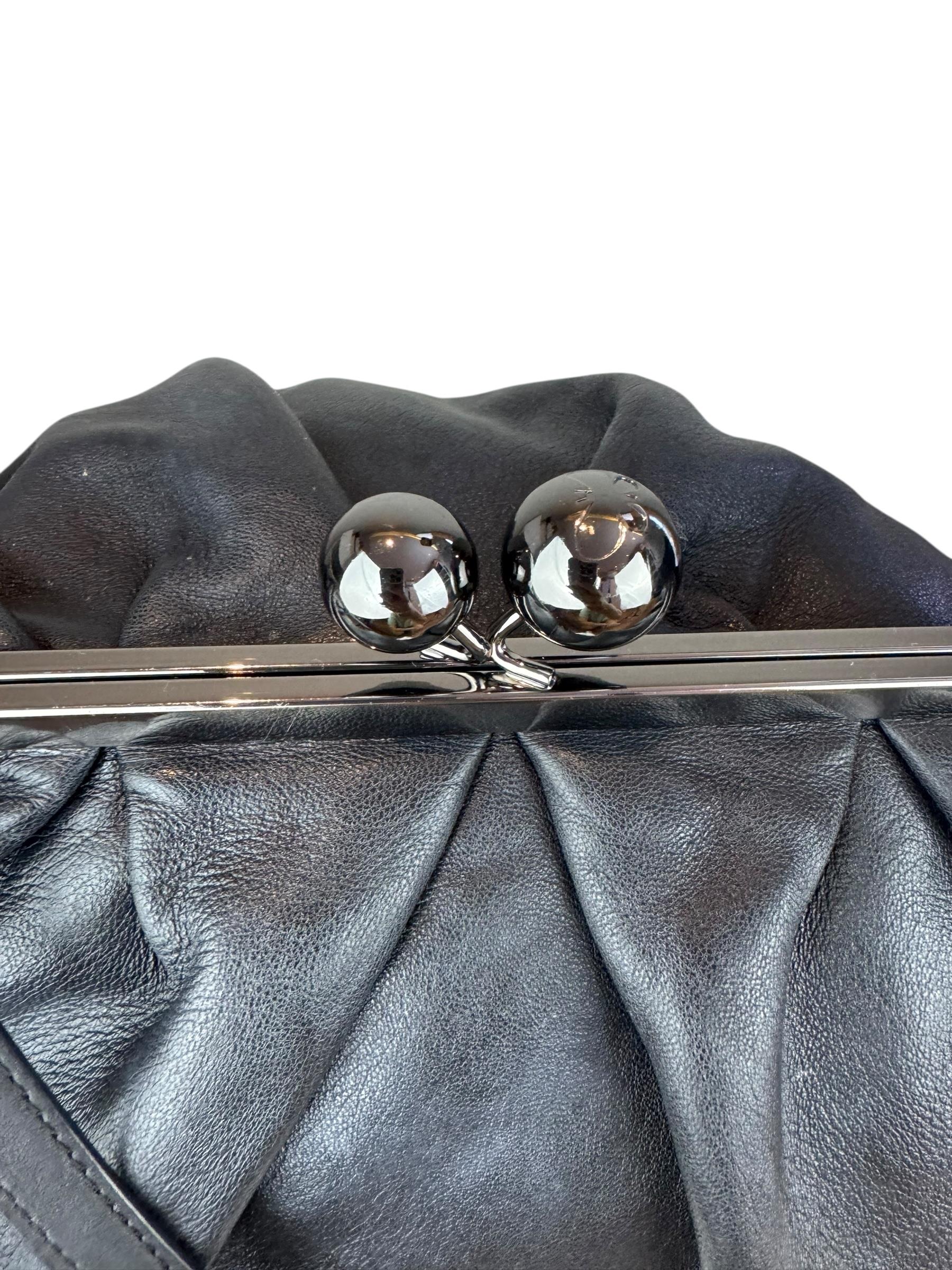 MAX MARA BIG CUBICO LEATHER PASTRY BAG