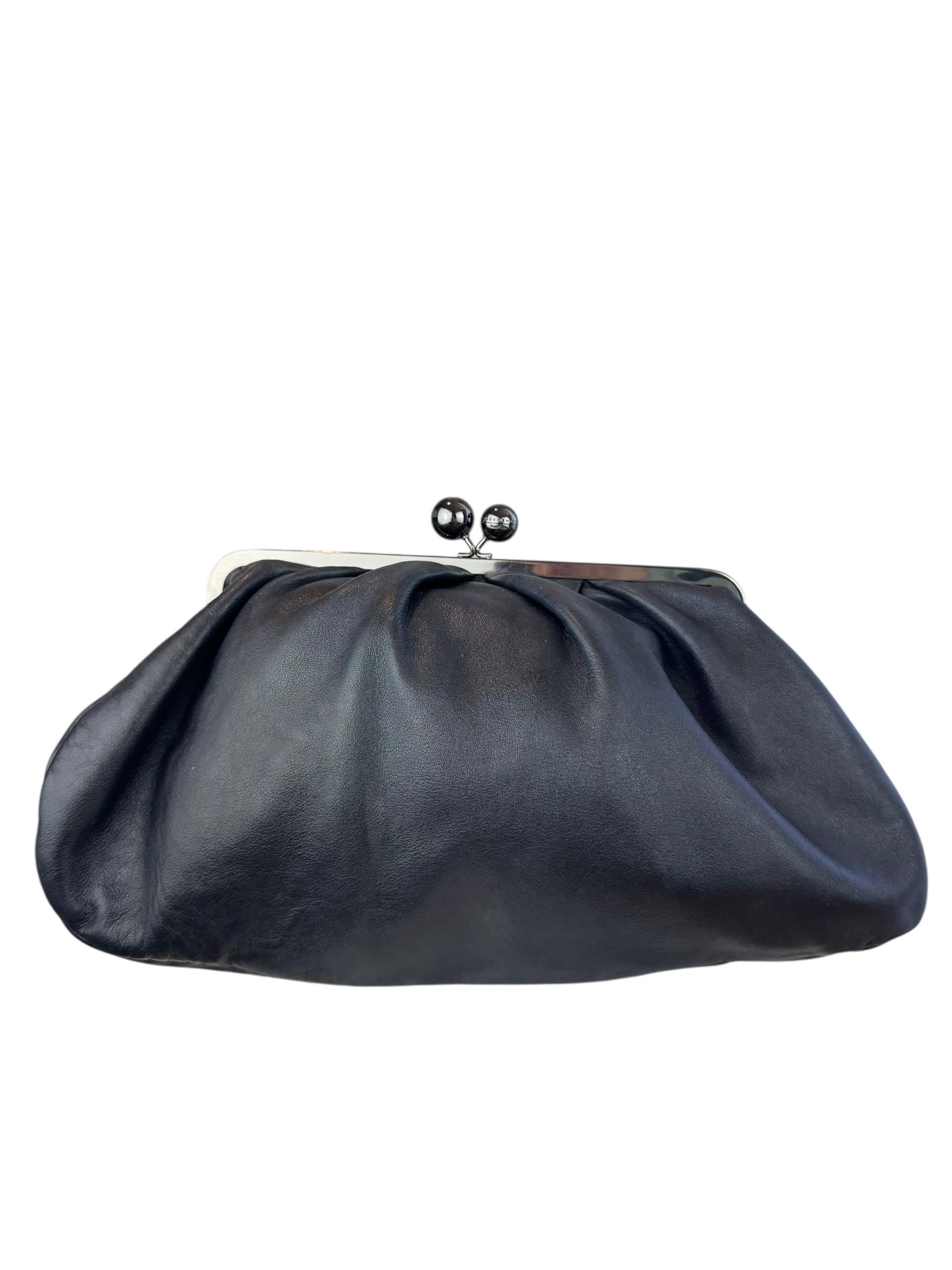 MAX MARA BIG CUBICO LEATHER PASTRY BAG