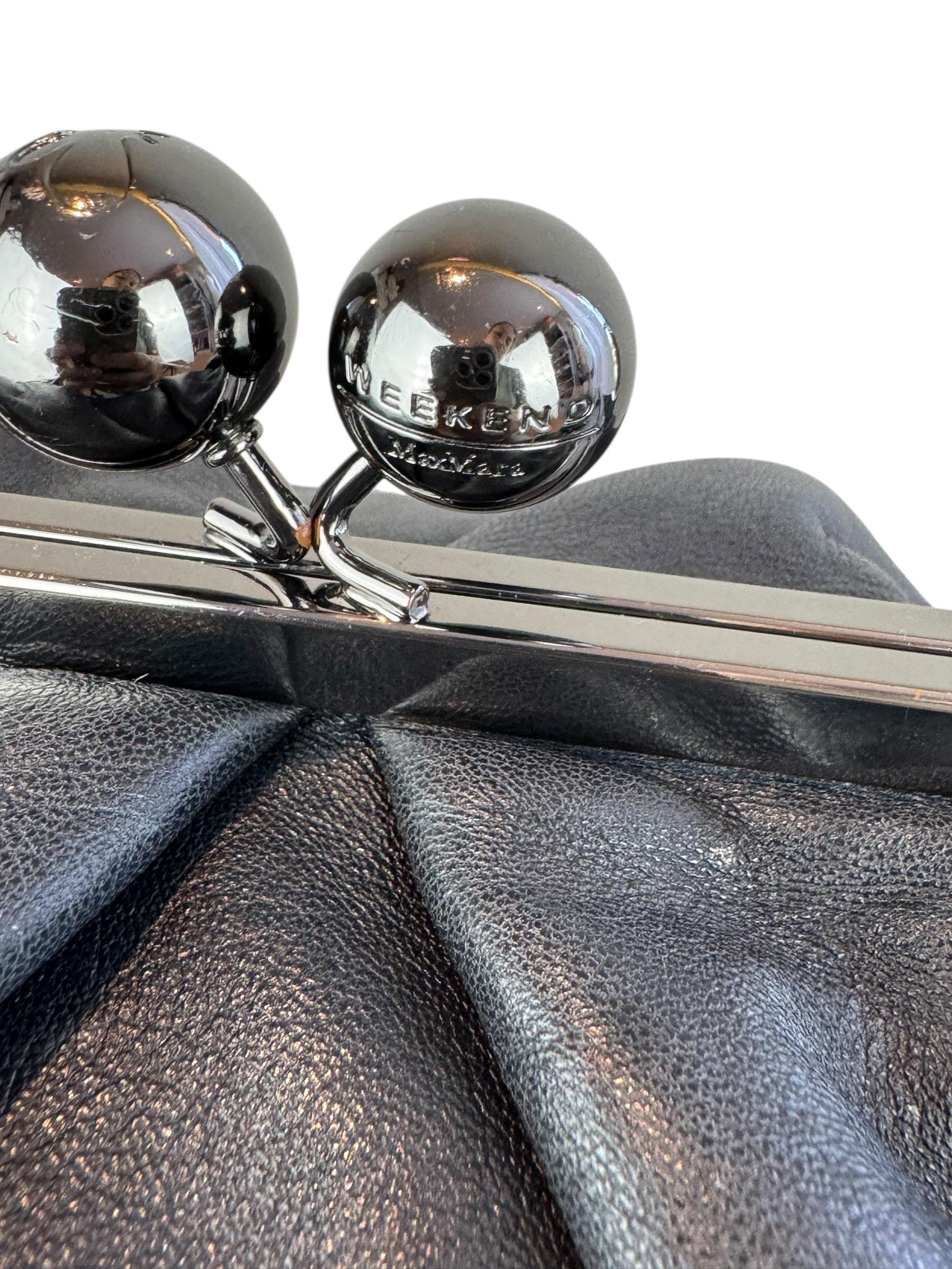 MAX MARA BIG CUBICO LEATHER PASTRY BAG