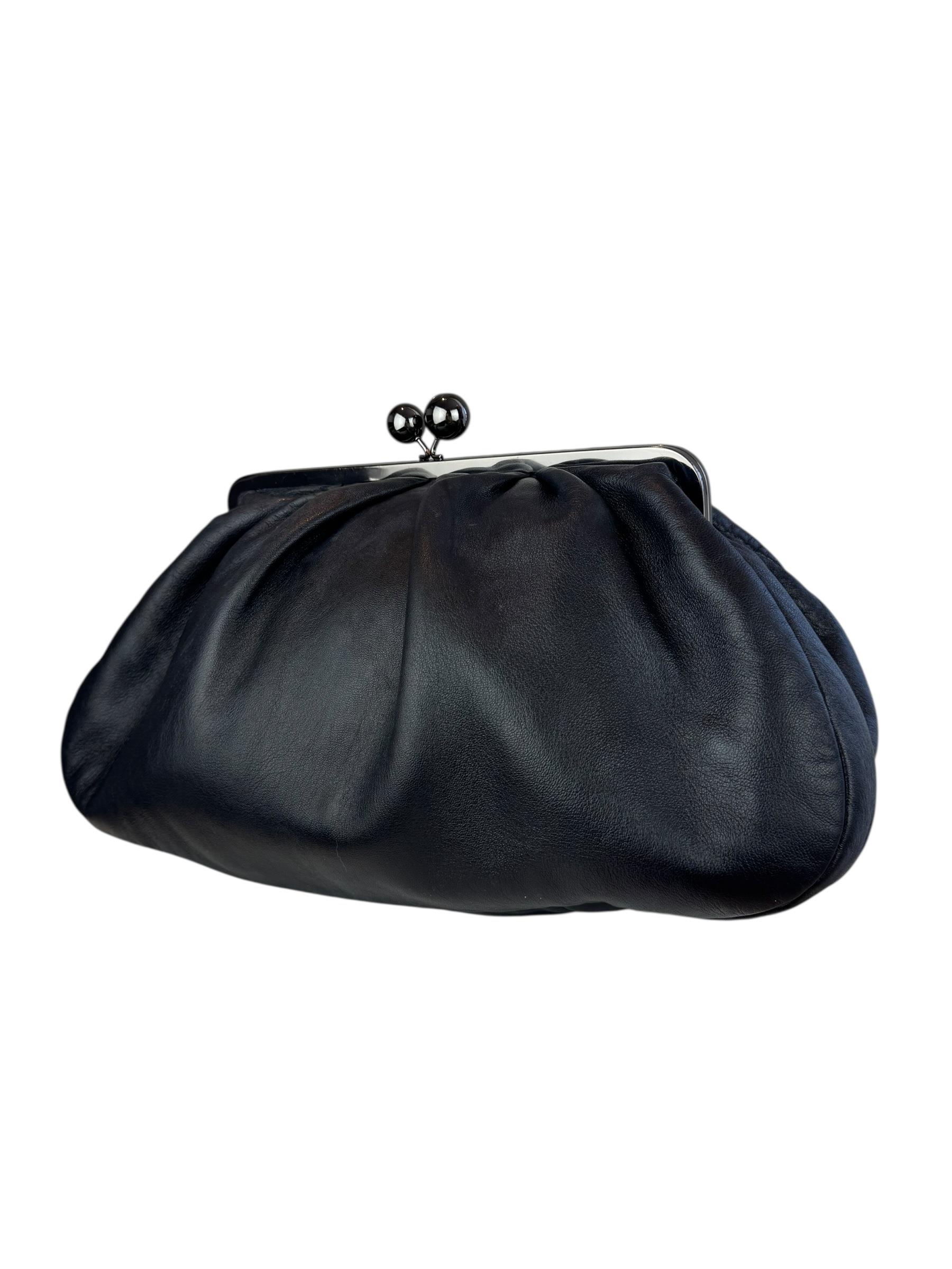 MAX MARA BIG CUBICO LEATHER PASTRY BAG