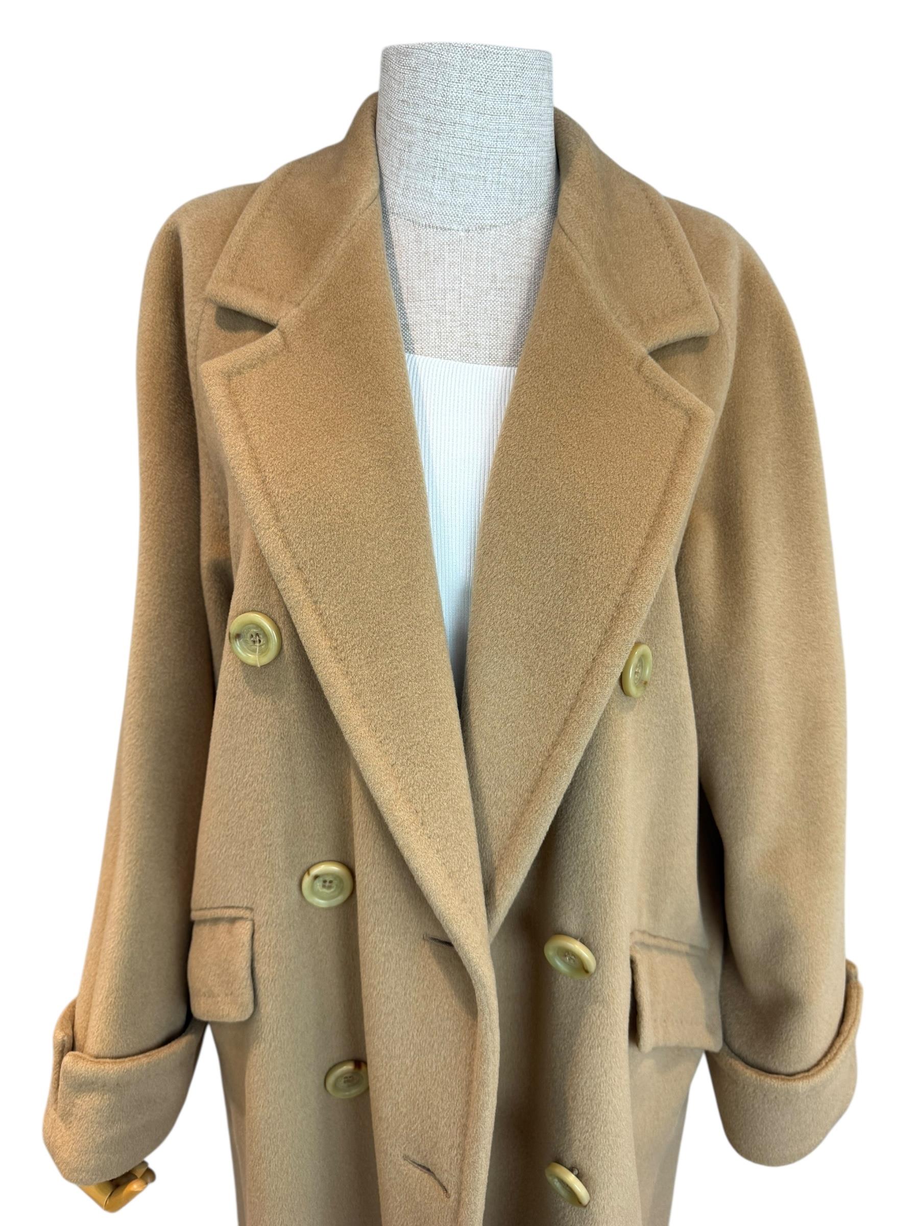 MAXMARA BEIGE WOOL COAT