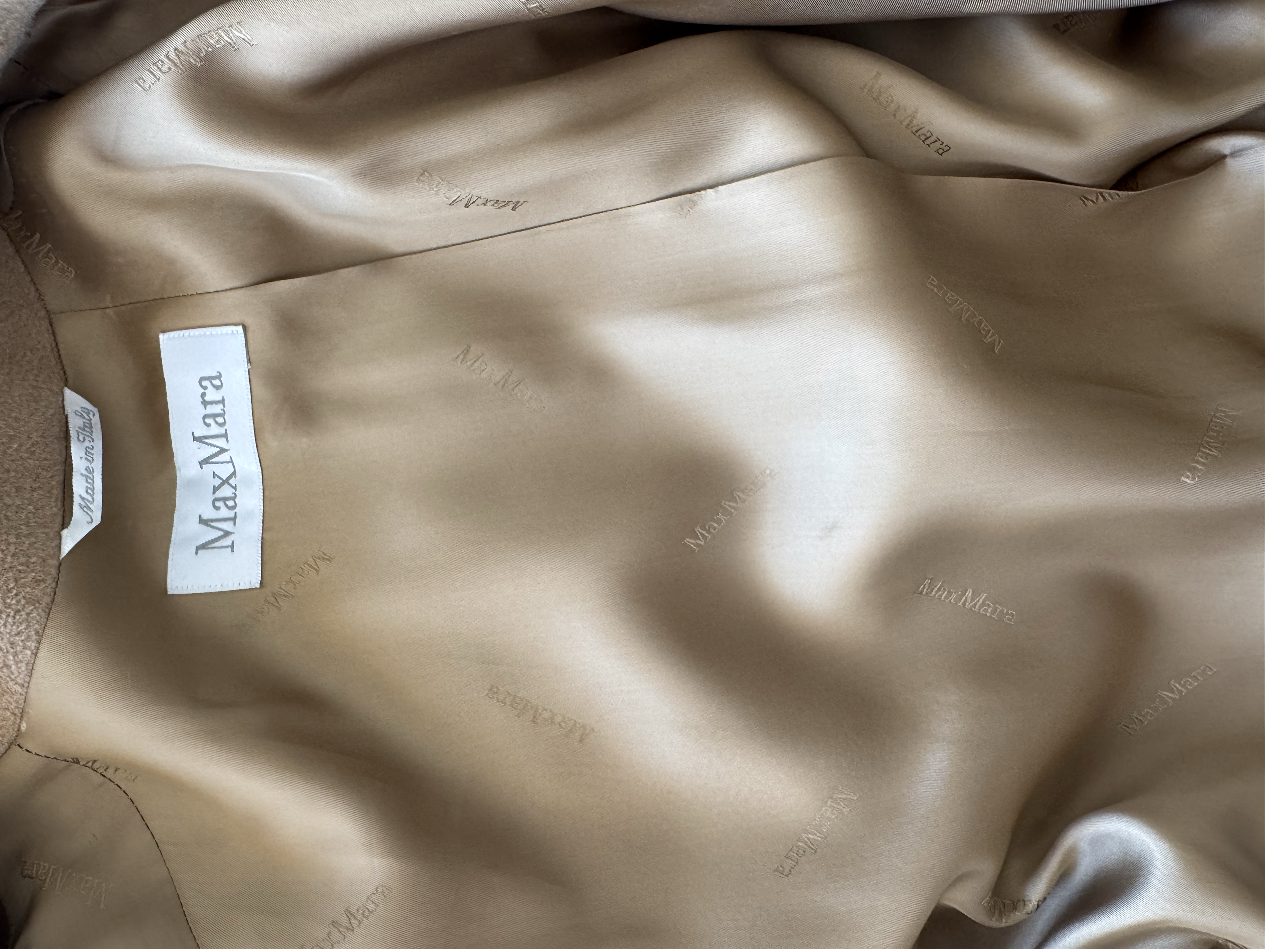 MAXMARA BEIGE WOOL COAT