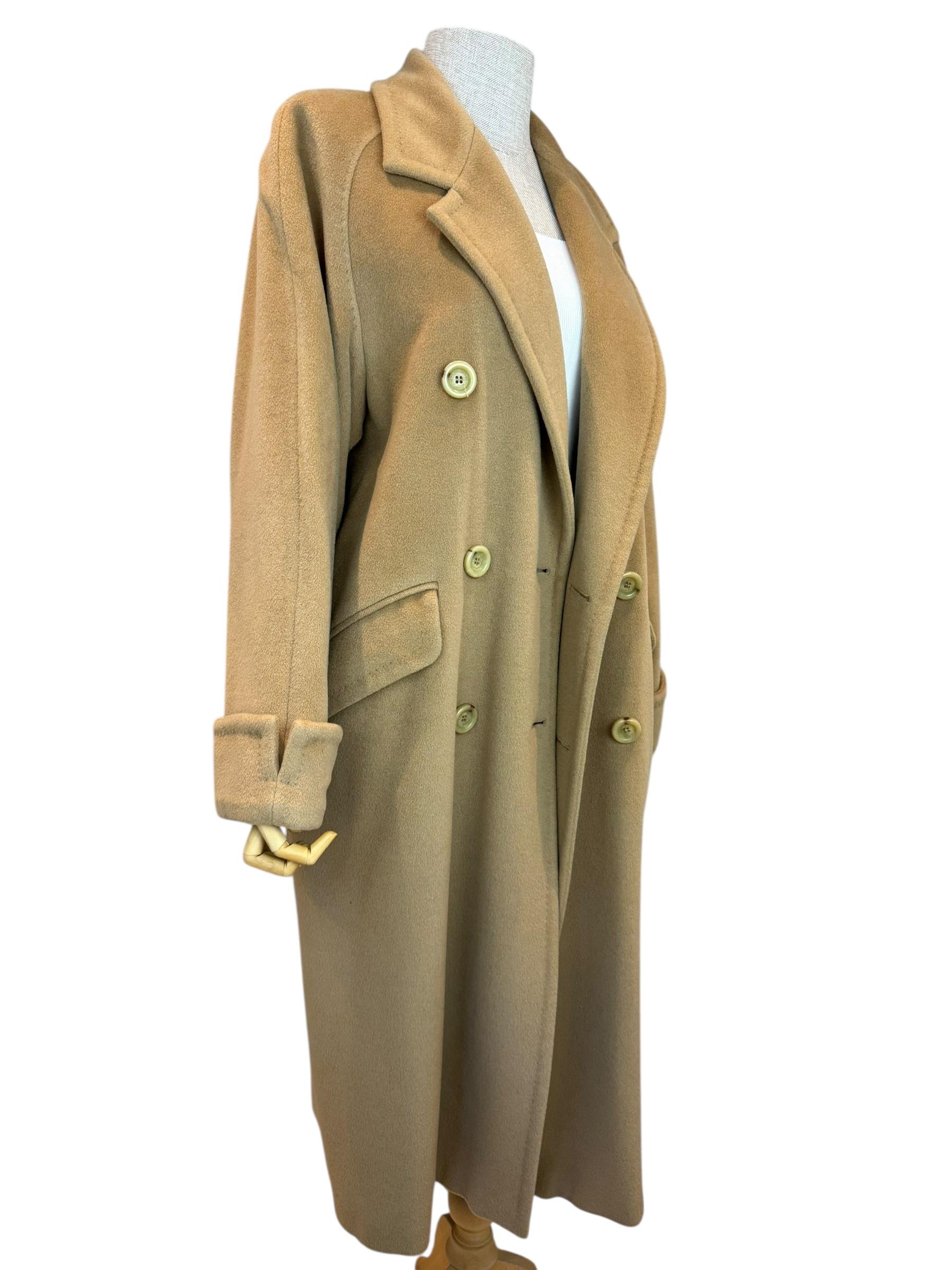 MAXMARA BEIGE WOOL COAT