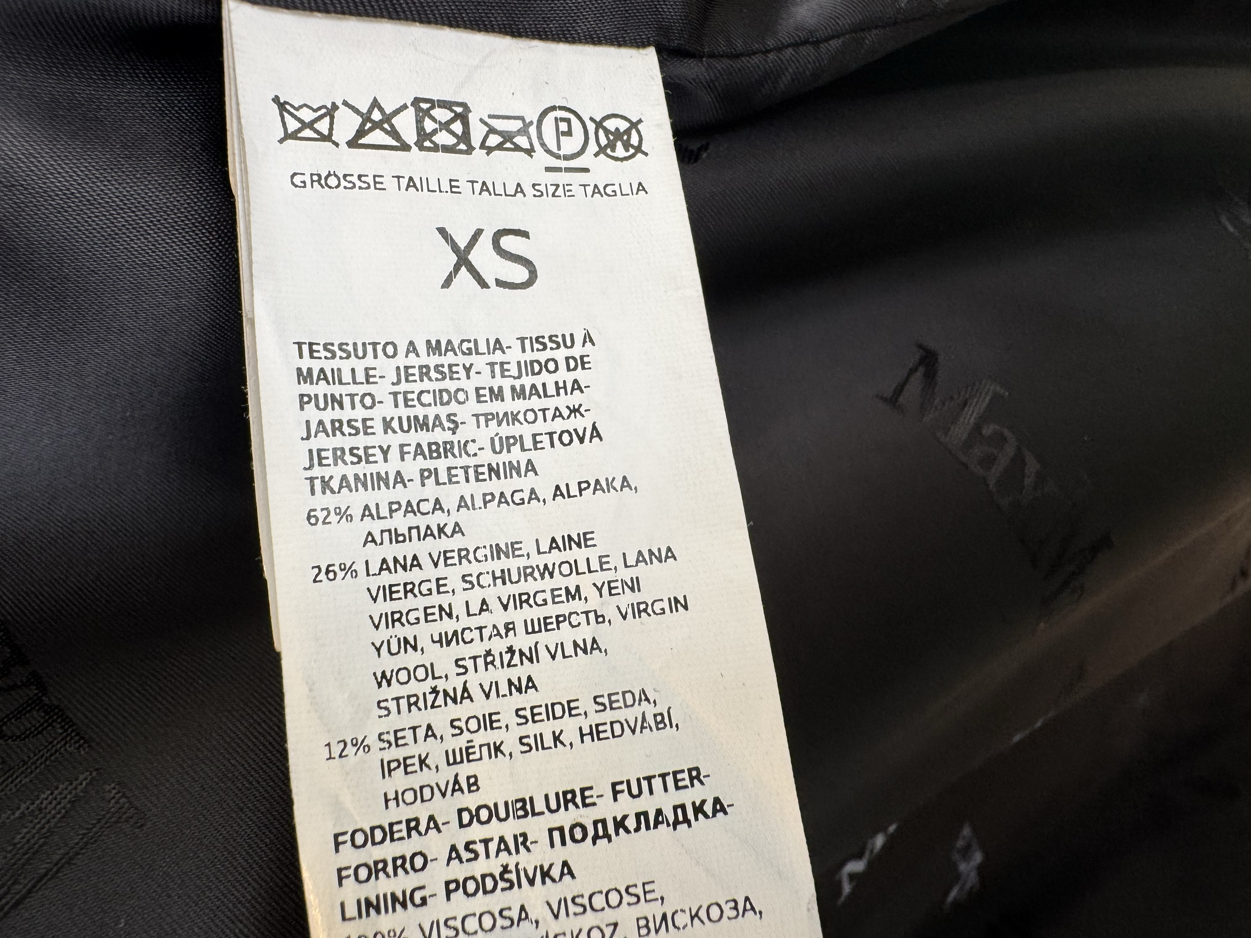 MAXMARA BLACK TEDDY BEAR COAT