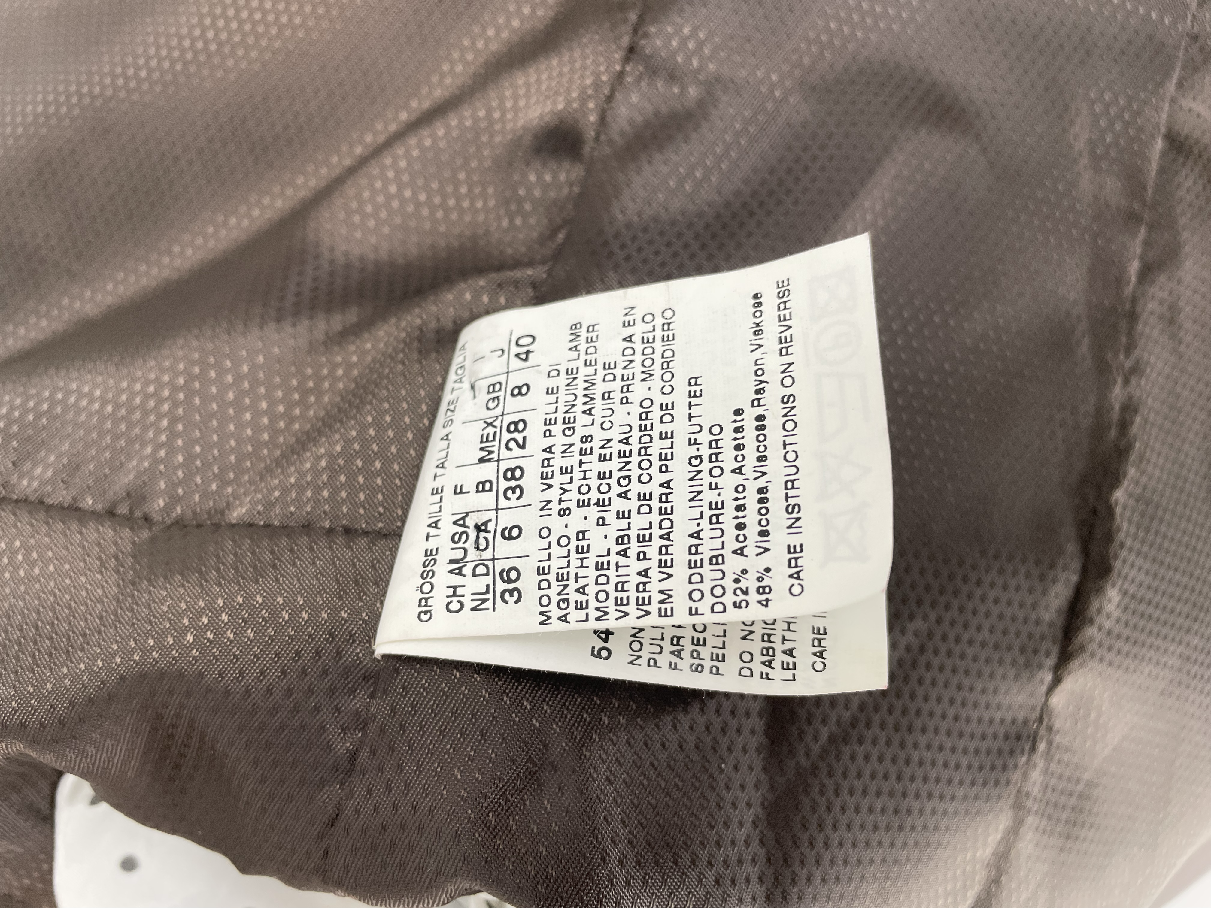 MAXMARA LETAHER BLAZER JACKET