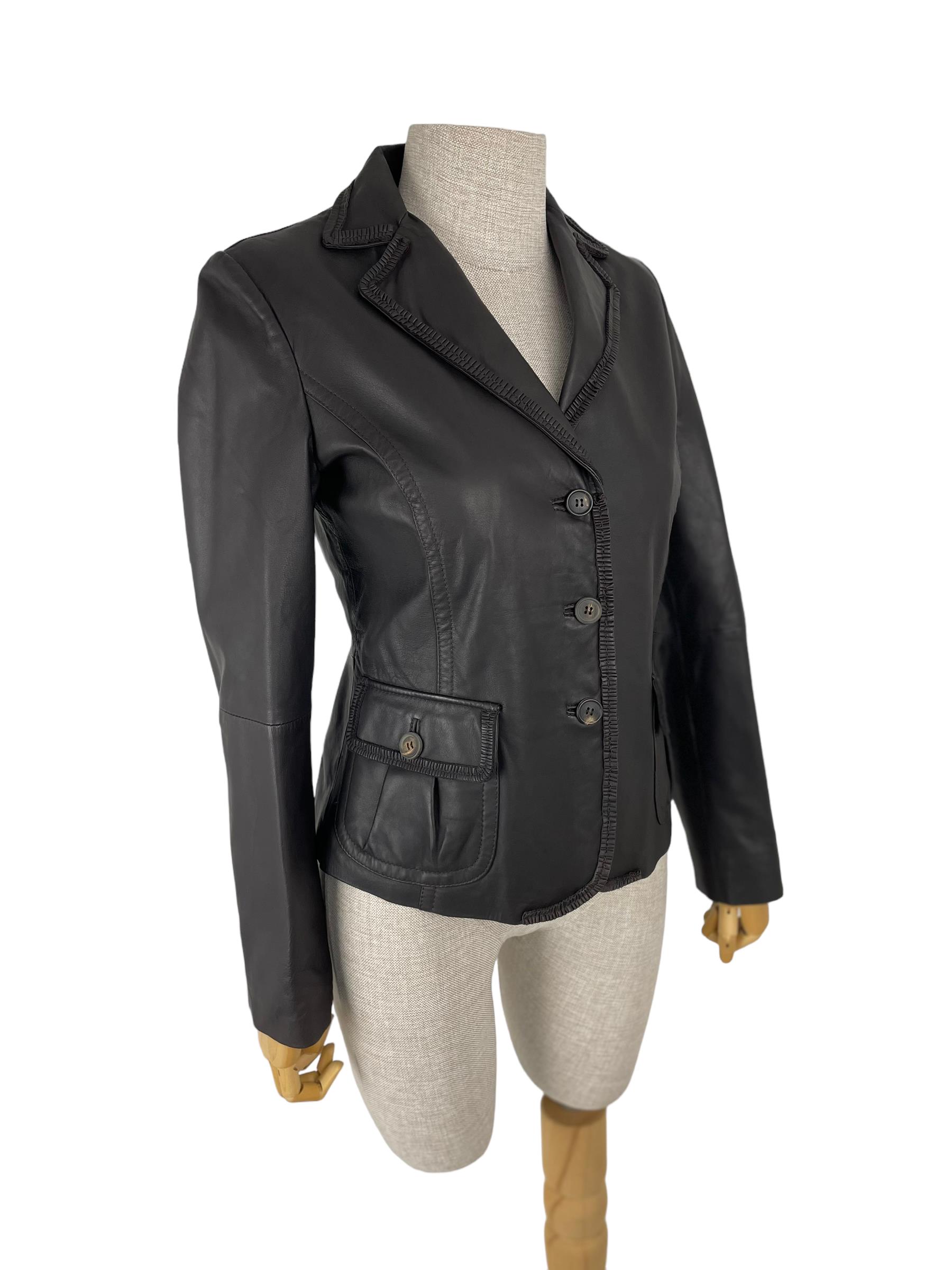 MAXMARA LETAHER BLAZER JACKET