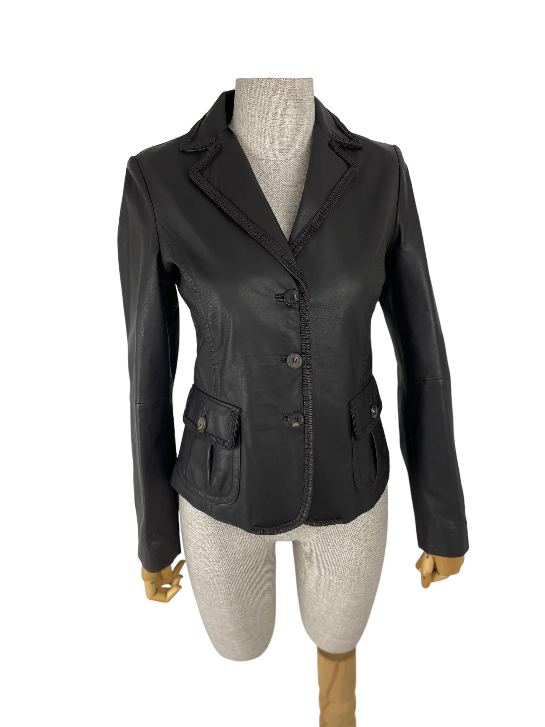 MAXMARA LETAHER BLAZER JACKET