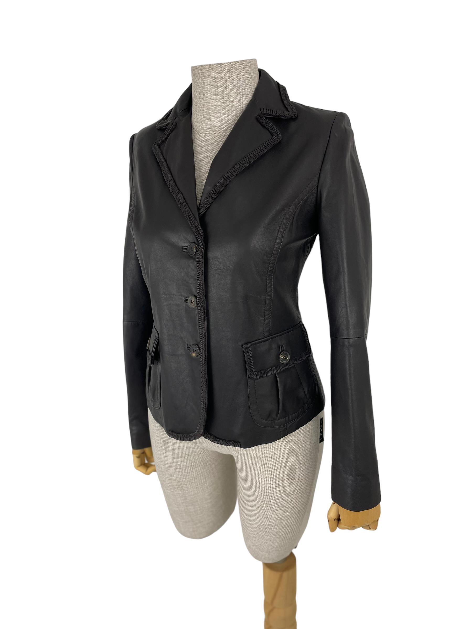 MAXMARA LETAHER BLAZER JACKET