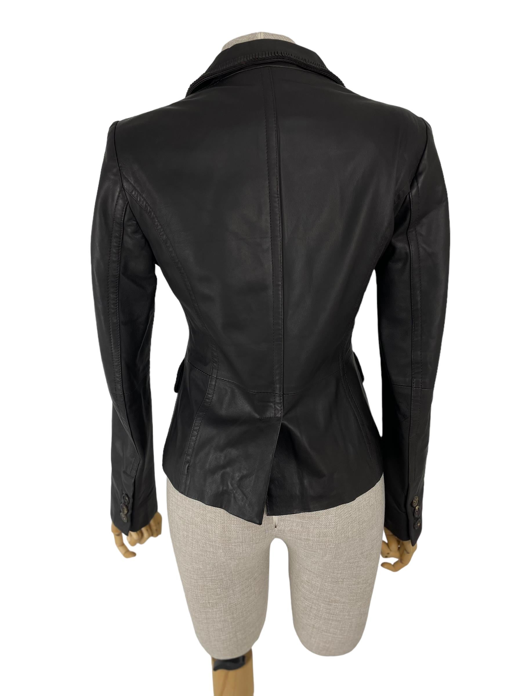 MAXMARA LETAHER BLAZER JACKET