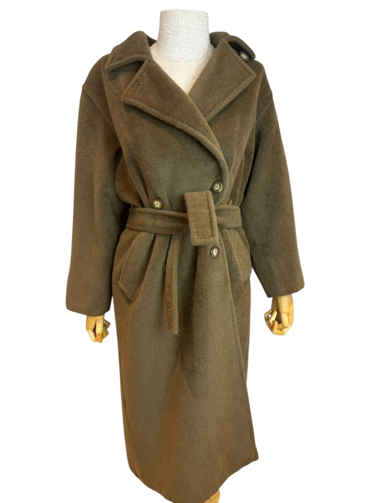 MAXMARA WOOL TEDDY COAT