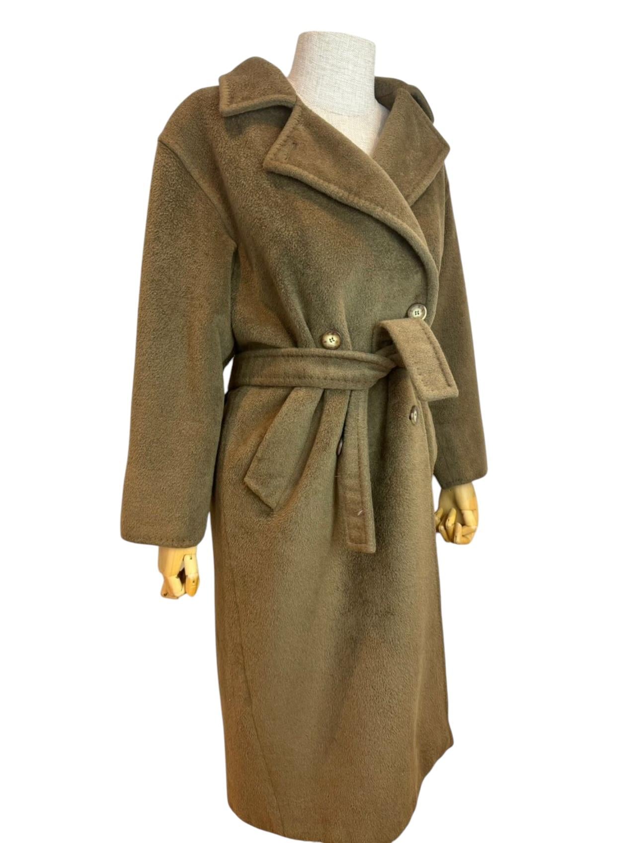 MAXMARA WOOL TEDDY COAT