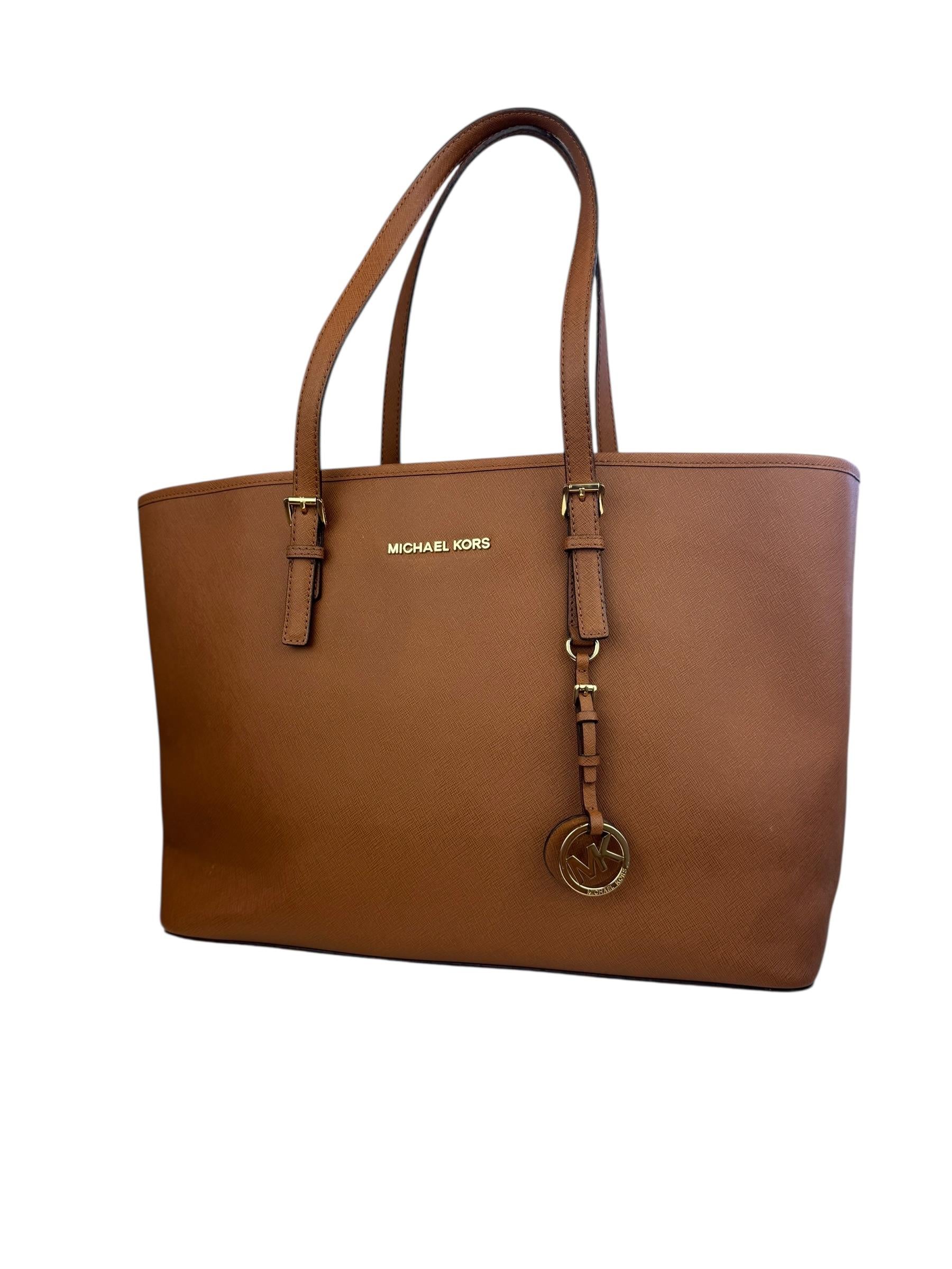 MICHAEL KORS BROWN TOTE BAG