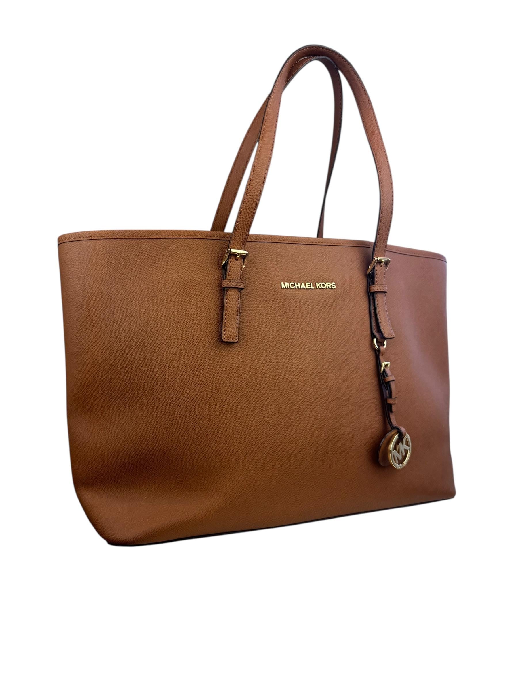 MICHAEL KORS BROWN TOTE BAG