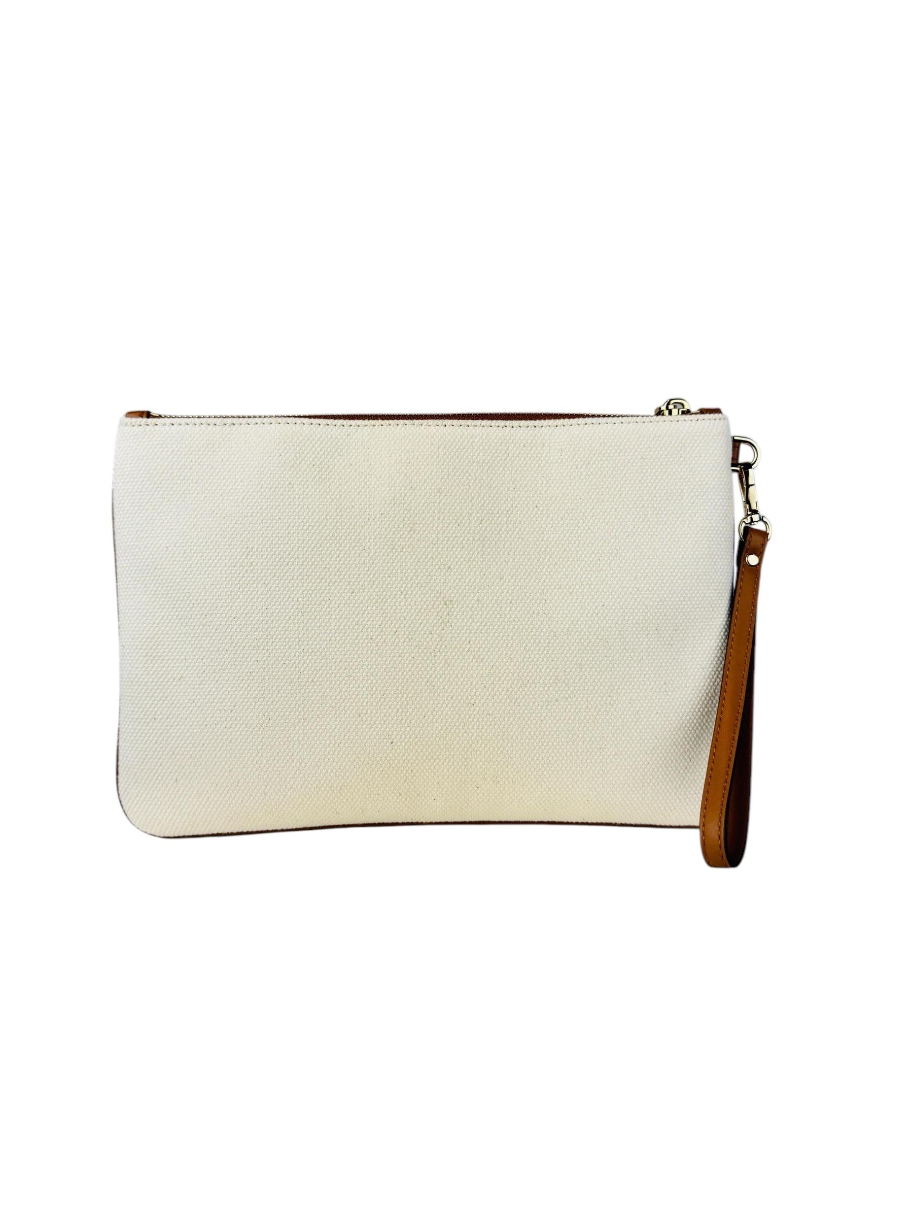 MICHAEL KORS CANVAS CLUTCH