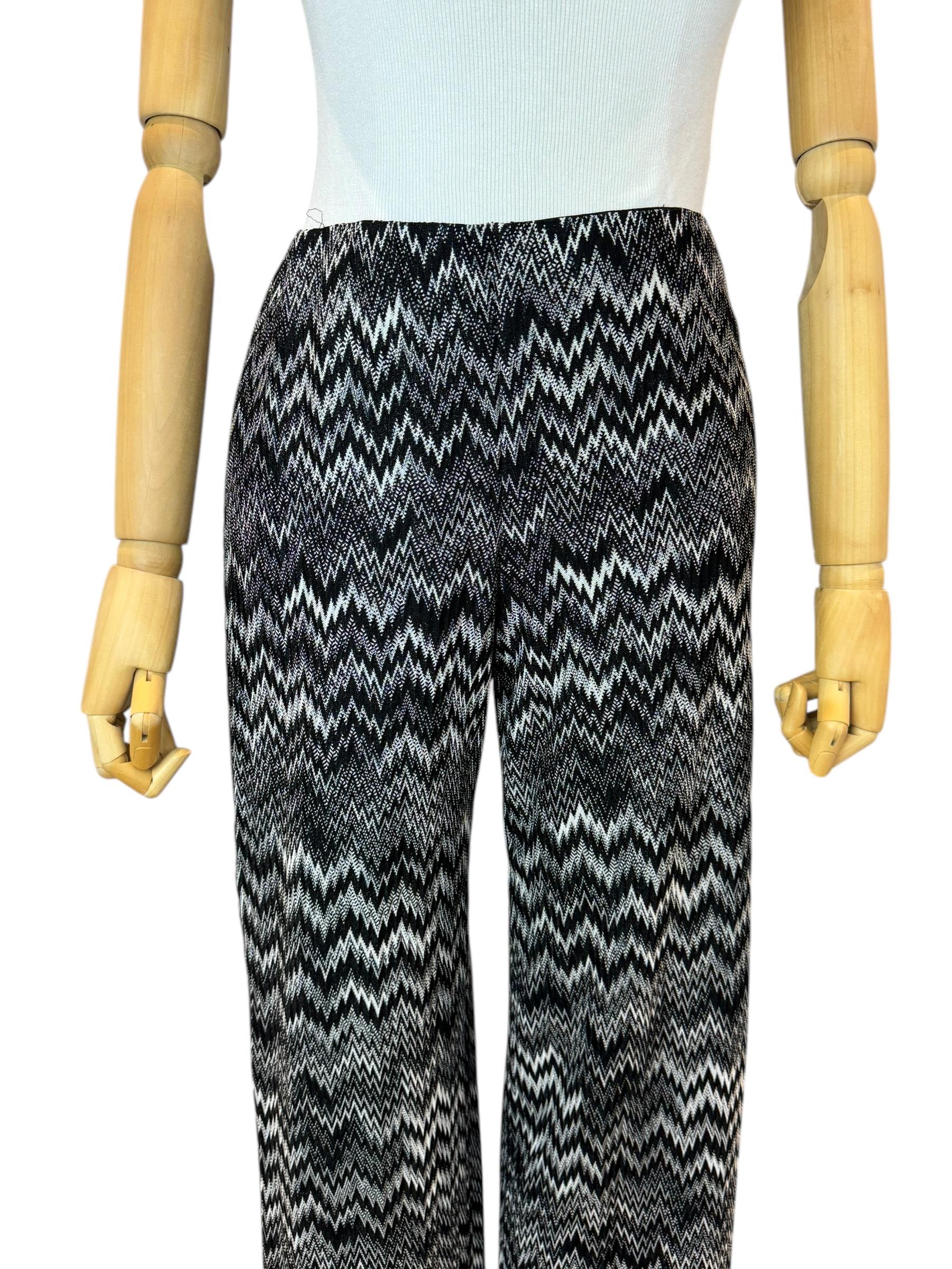 MISSONI BLACK GLITTER PANTS