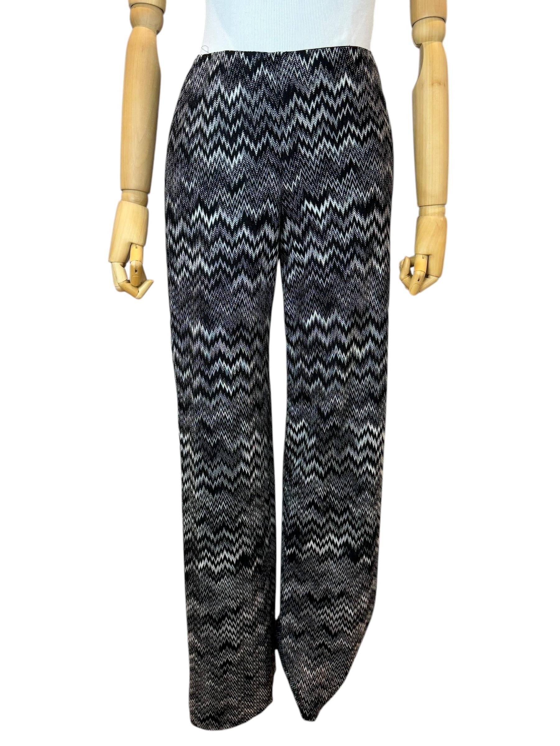 MISSONI BLACK GLITTER PANTS