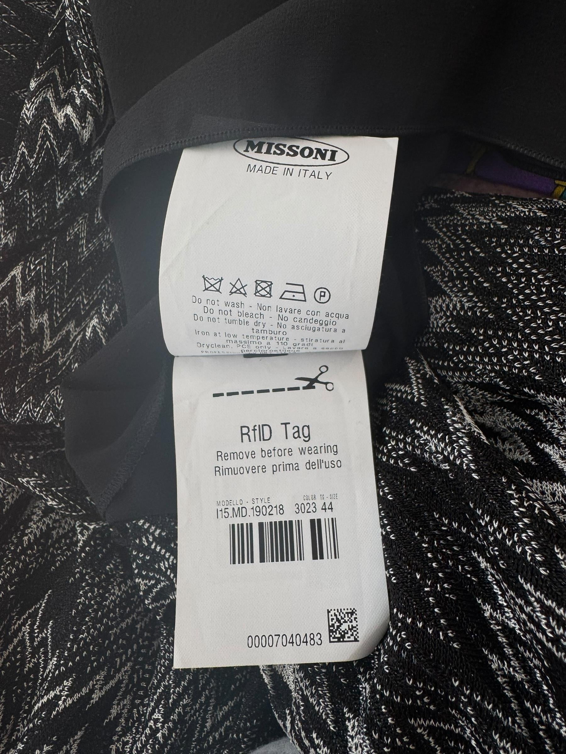 MISSONI BLACK GLITTER PANTS