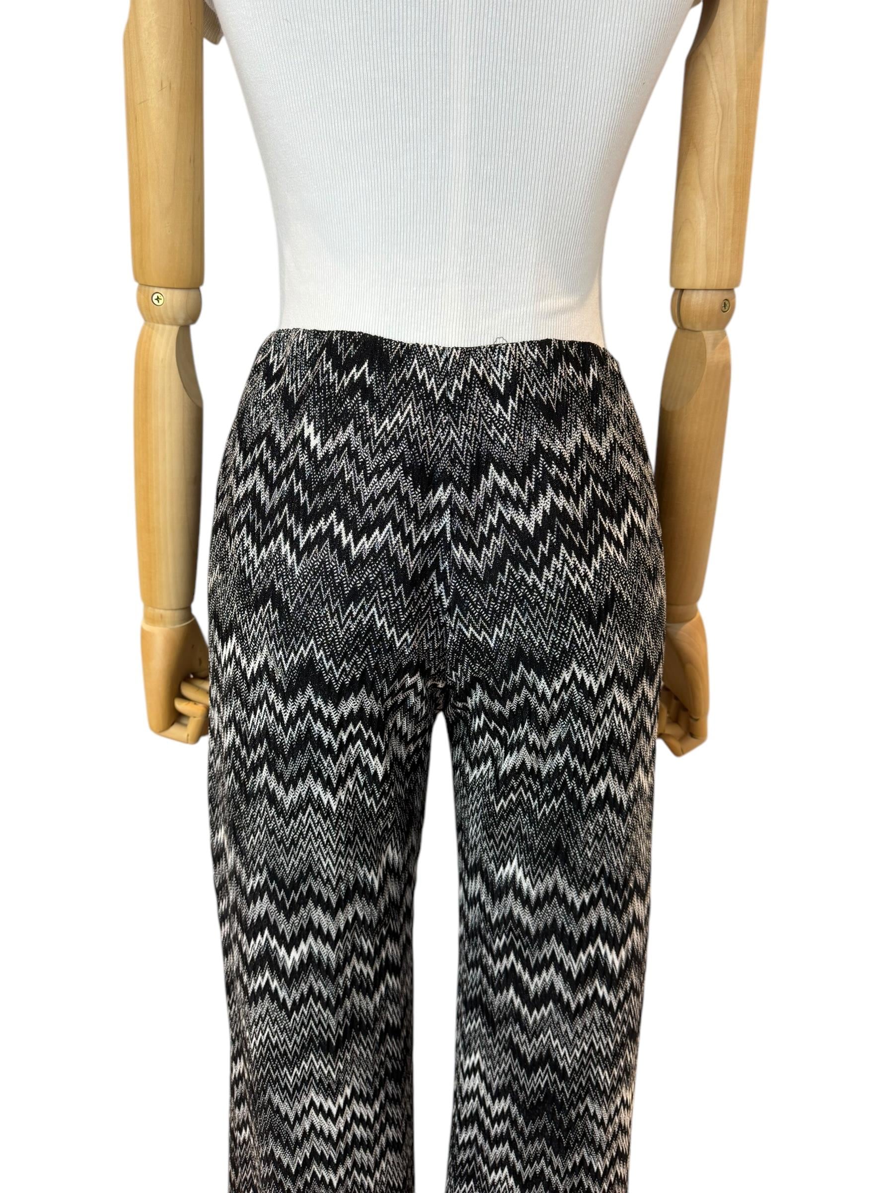 MISSONI BLACK GLITTER PANTS