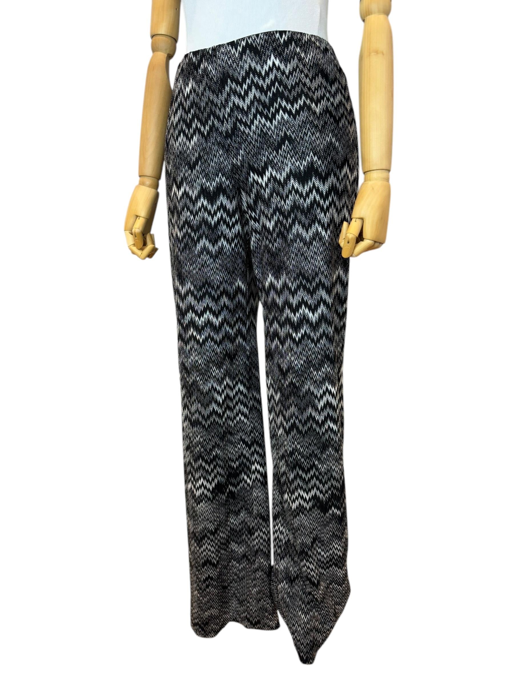 MISSONI BLACK GLITTER PANTS