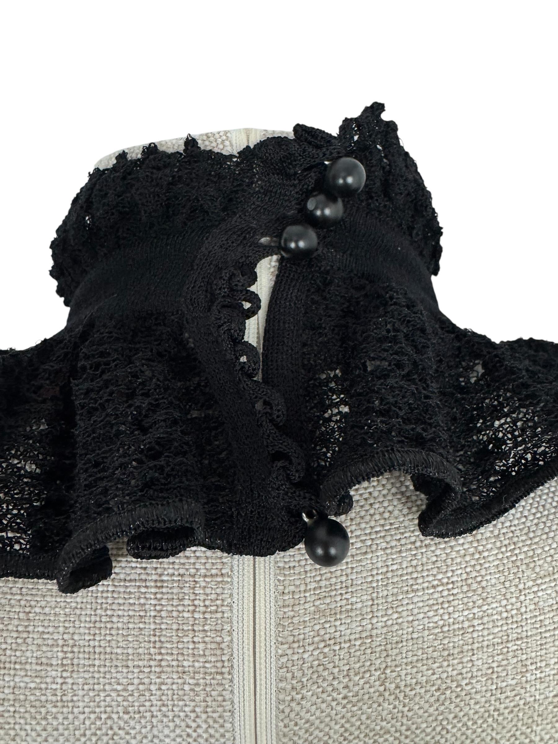 MISSONI BLACK LACE BLOUSE