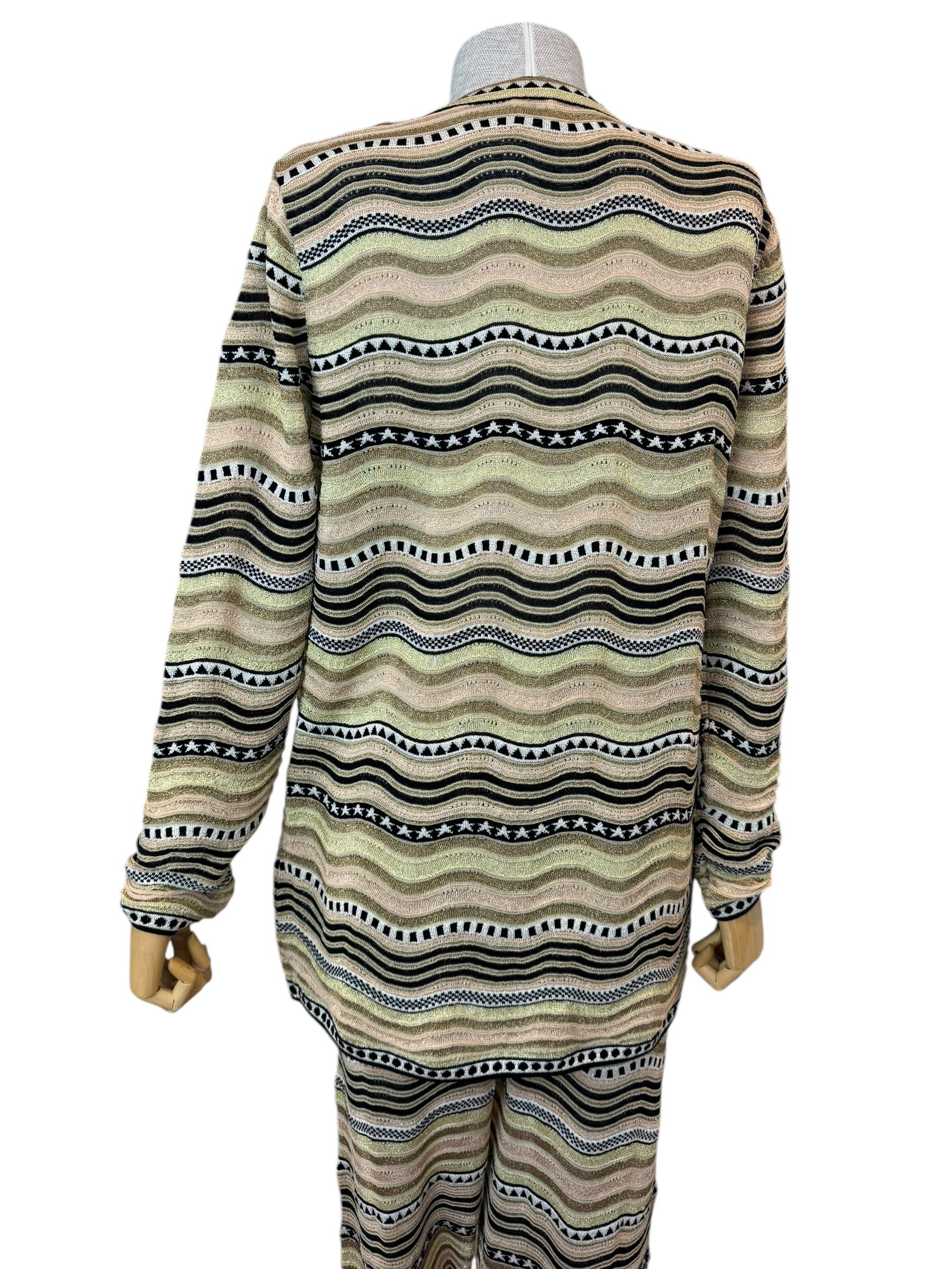 MISSONI GLITTER PANTS CARDIGAN TAKIM