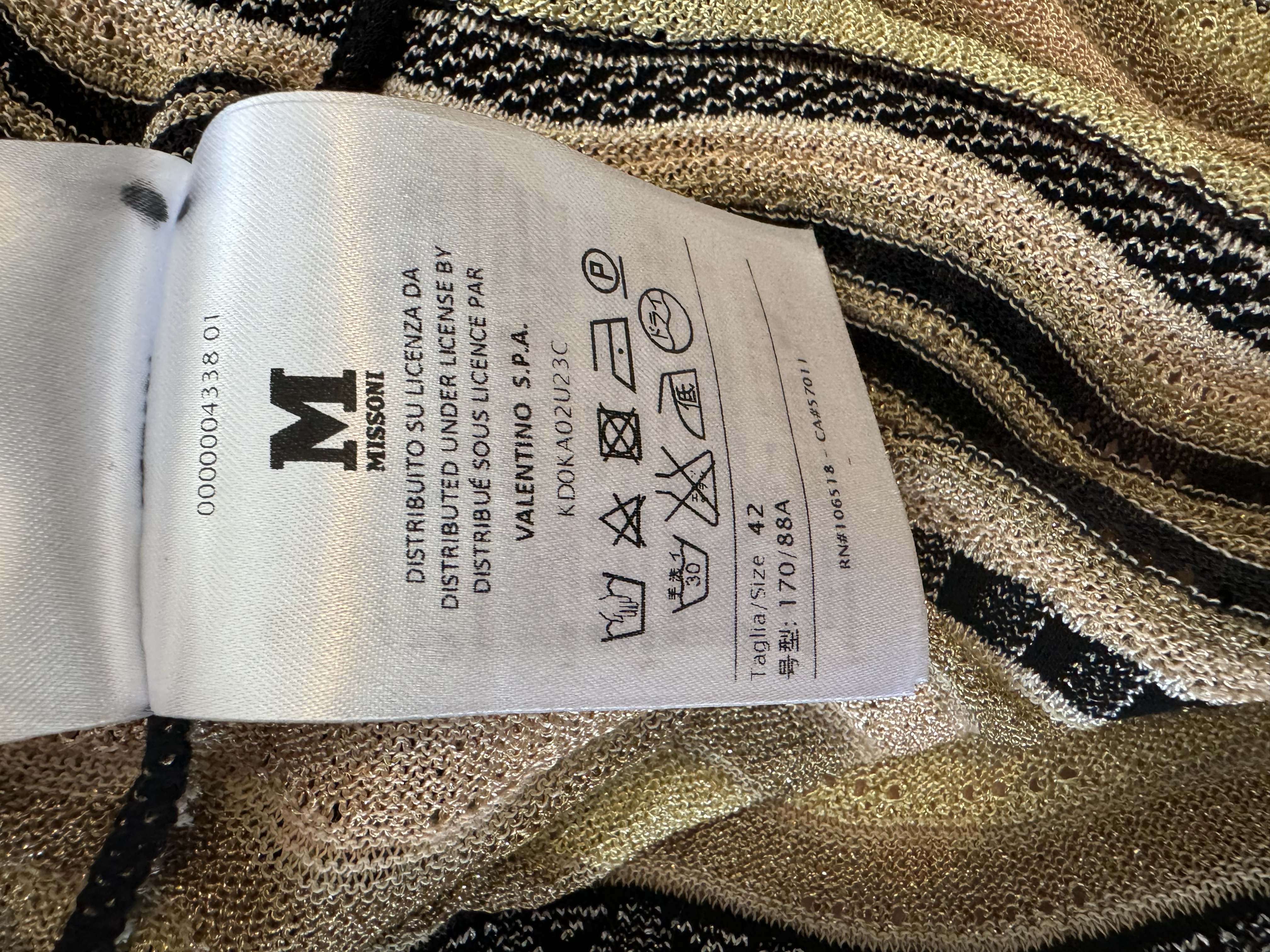 MISSONI GLITTER PANTS CARDIGAN TAKIM
