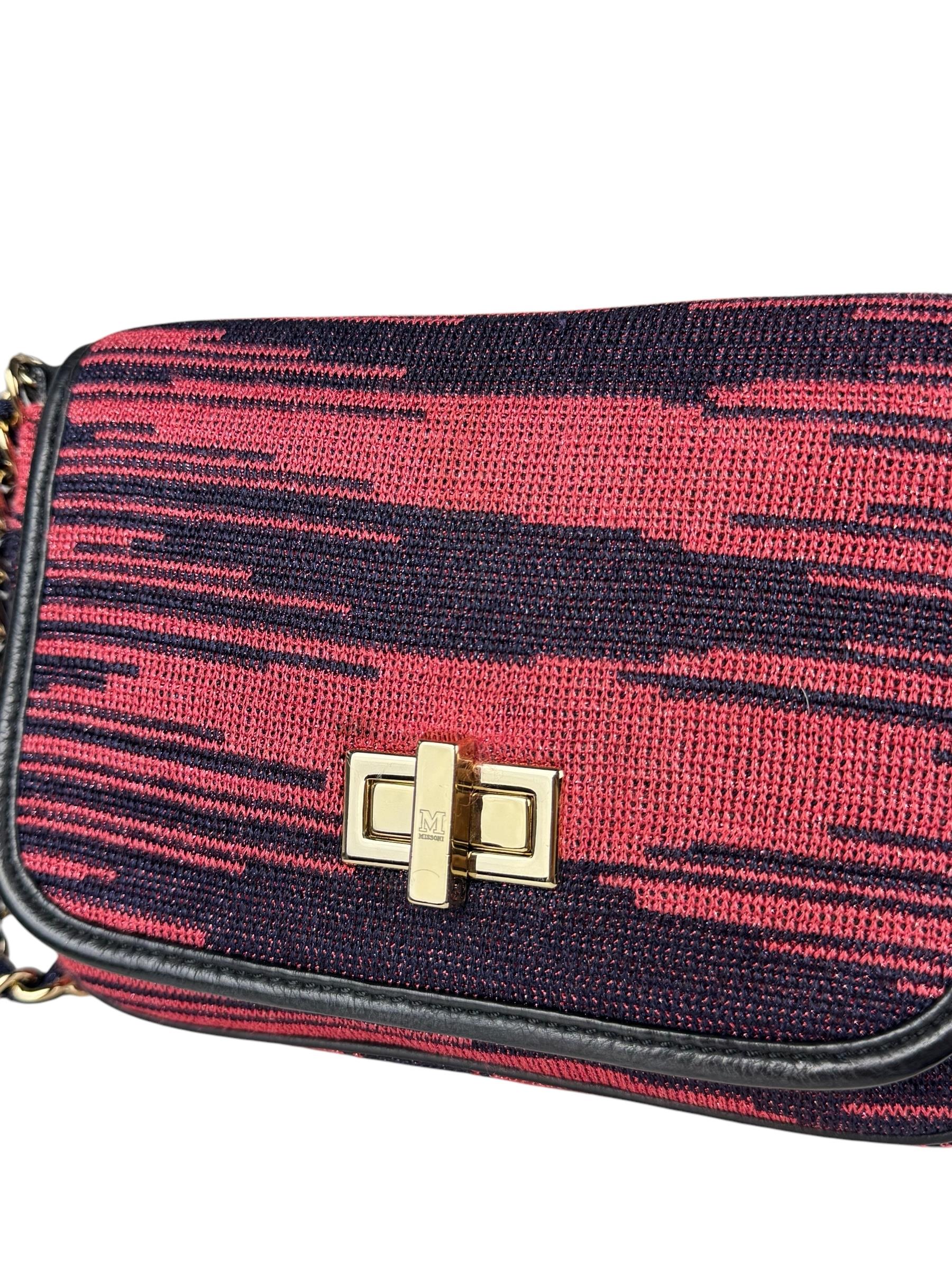 MISSONI KNITTED CHAIN BAG