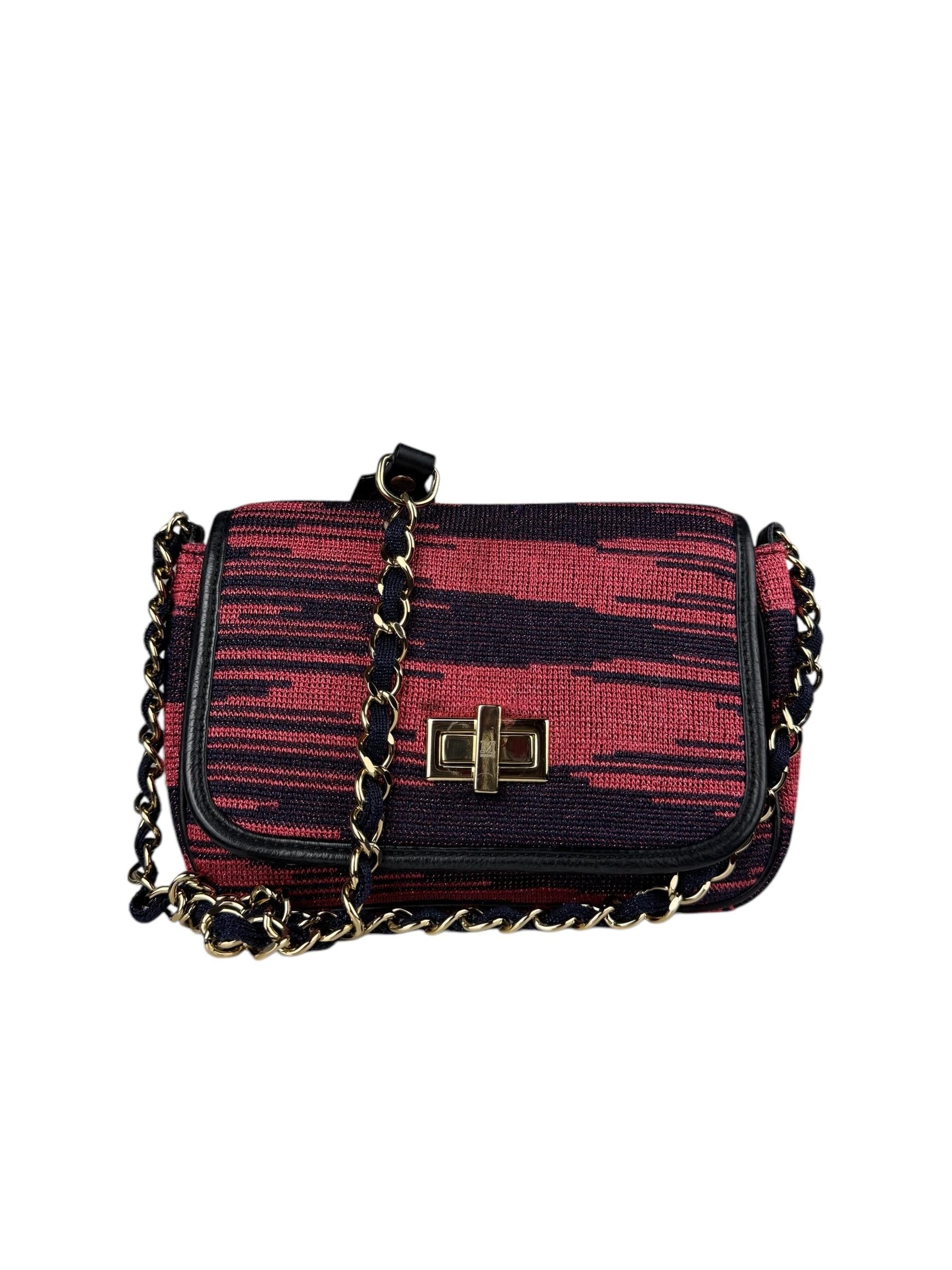 MISSONI KNITTED CHAIN BAG